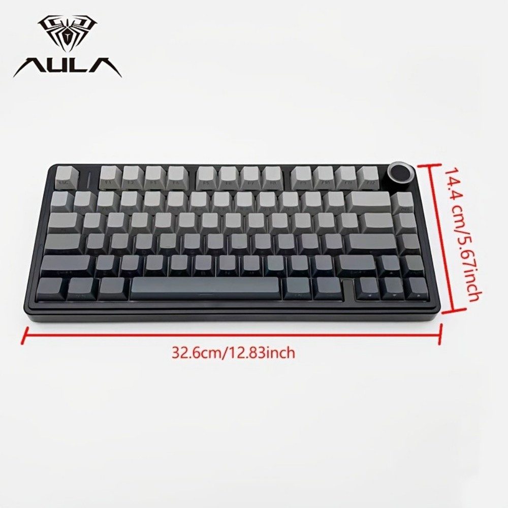 nsihing AULA F75 Mechanische Gaming Tastatur, RGB, Hot Swap, kabellos Gaming-Tastatur