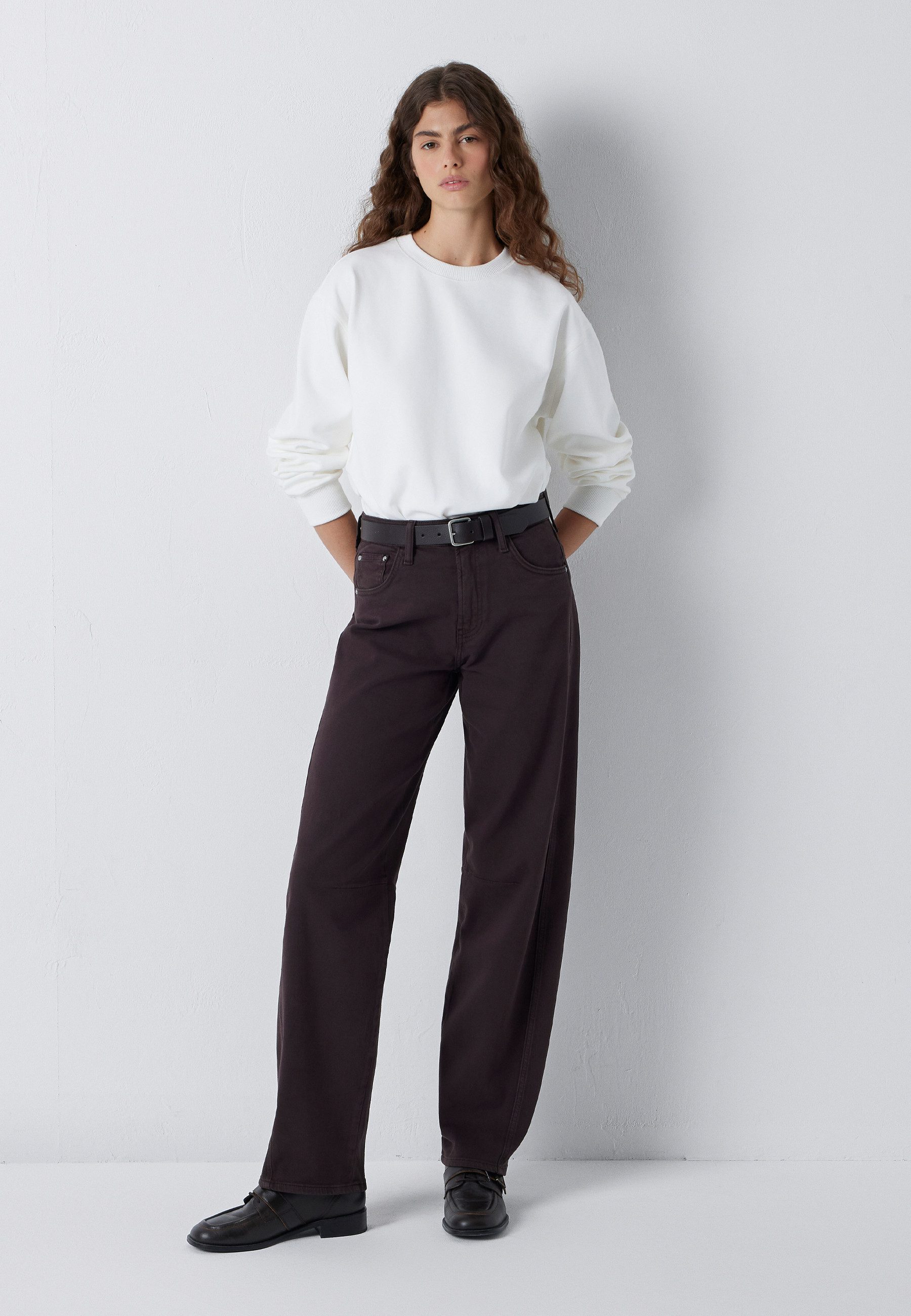 Mavi Weite Jeans LEILA W/Cut Baggy Jeans