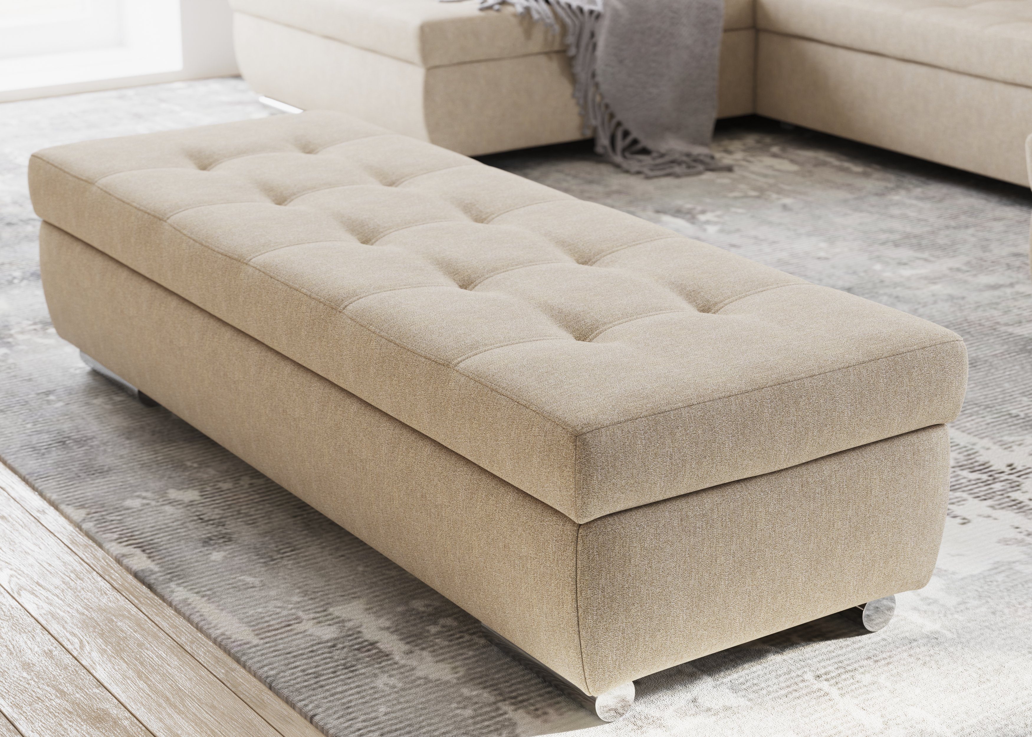 DOMO collection Hocker Treviso XXL: B/T/H: günstig online kaufen