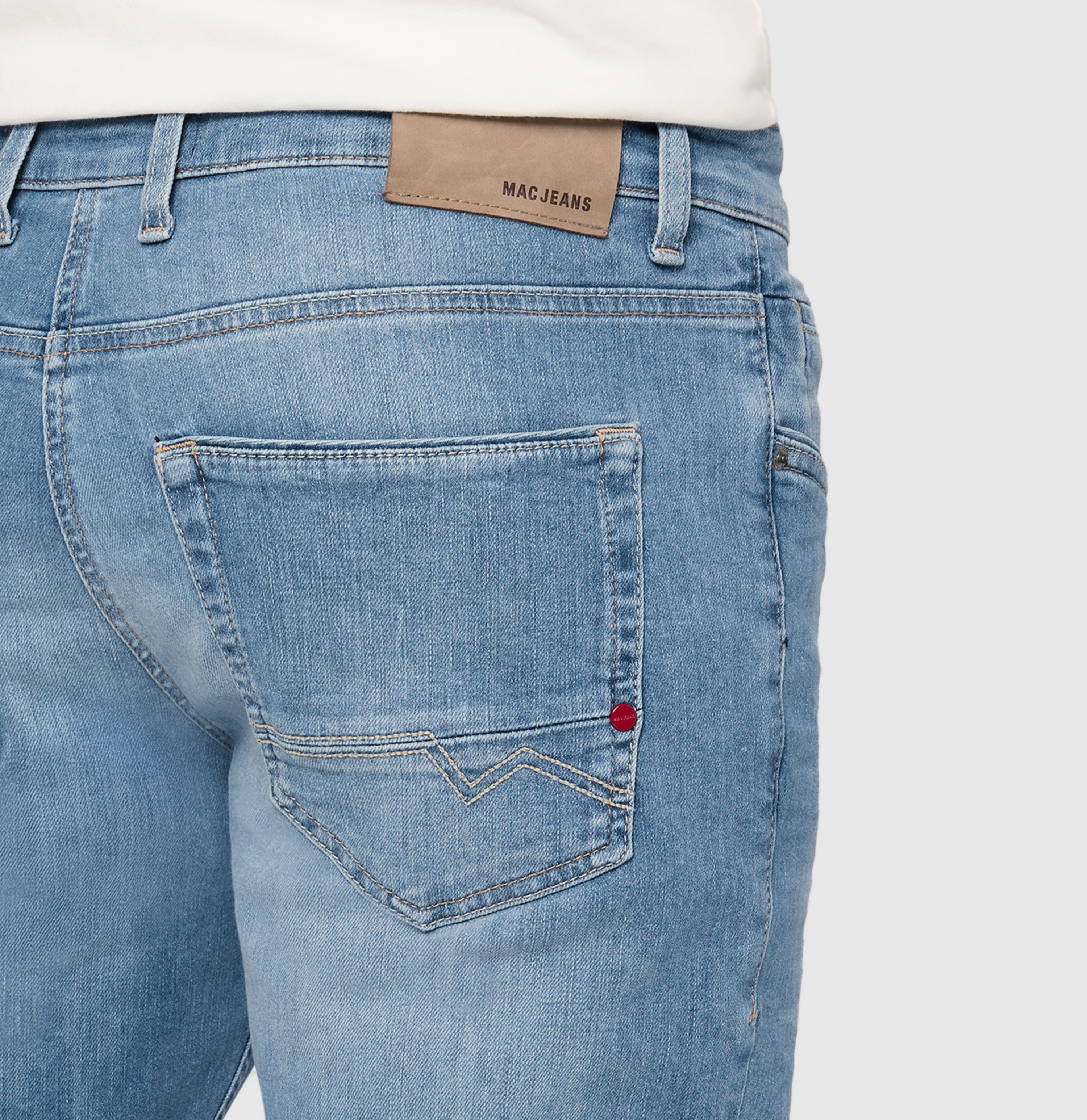 MAC 5-Pocket-Jeans Arne Pipe - Driver's Jeans All Season Stretch-Denim