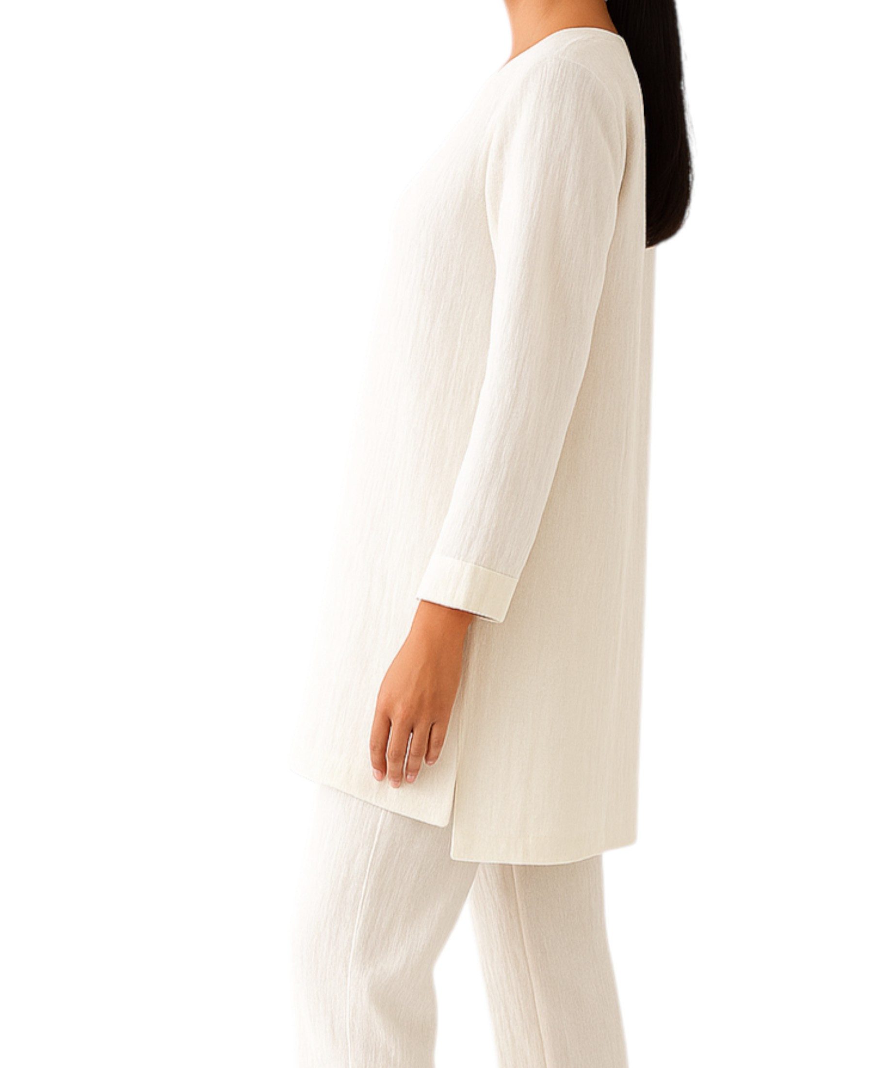 WENOR Hosenanzug Hosenanzug Tunika Set aus Musselin, 100 % Baumwolle, Modes günstig online kaufen