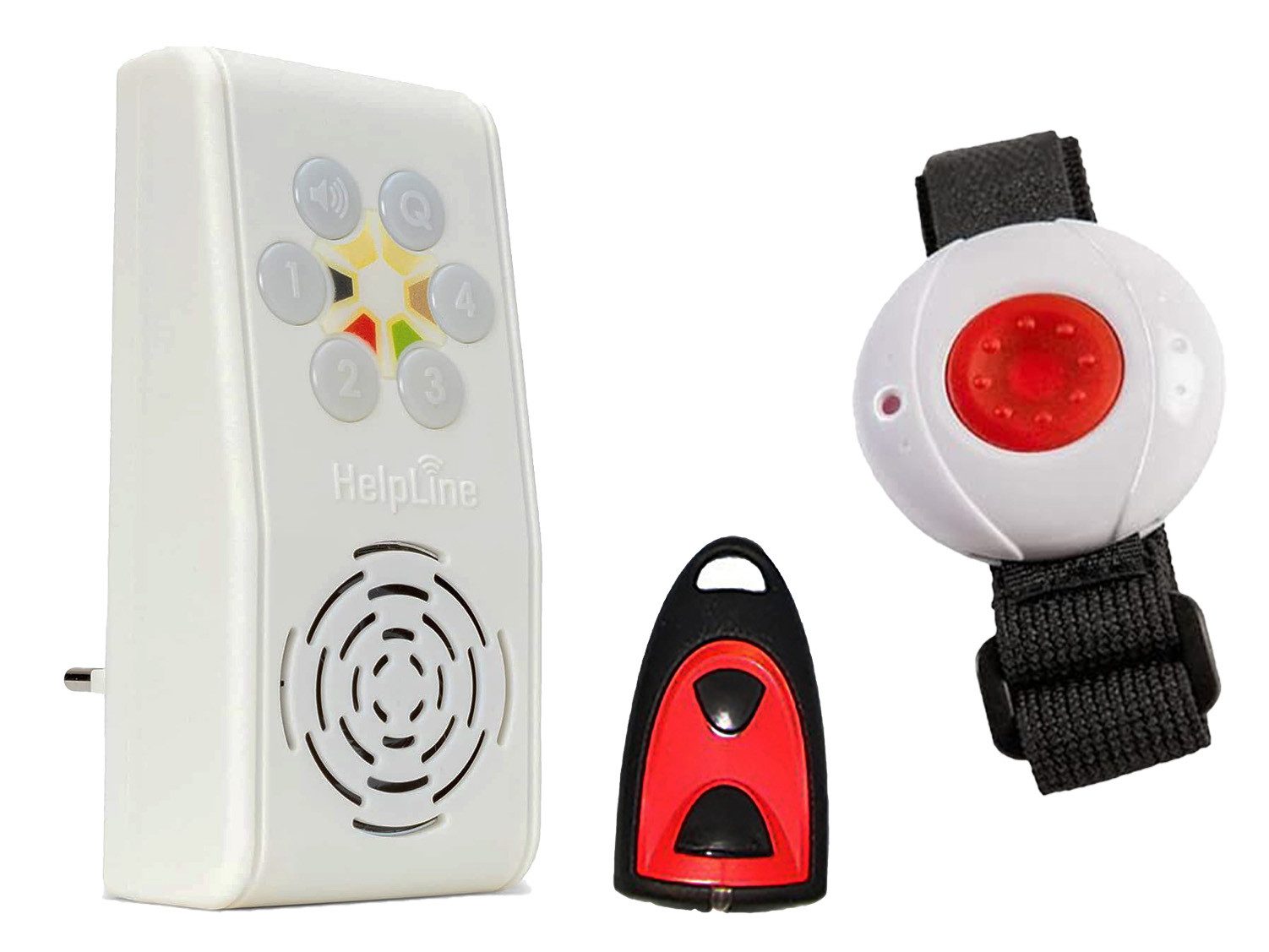 HelpLine by Eiflaender & Soehne HelpLine 2.0/230 Sicherheitspaket für zwei Personen Alarmanlage (Steckdosenempfänger)