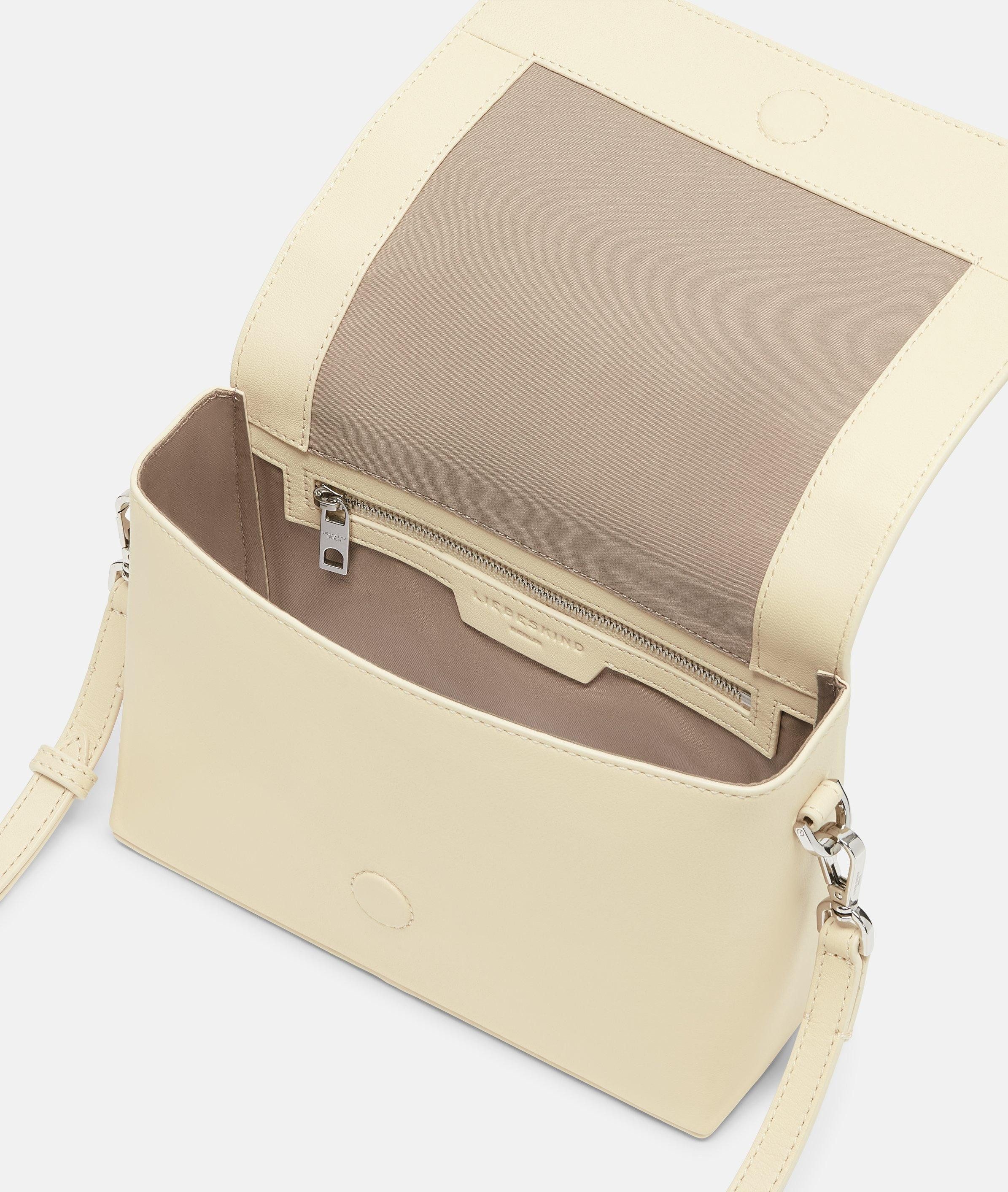 Liebeskind Berlin Umhängetasche Hilla Crossbody M, Mittelgroße Crossbody Bag aus Schafsleder