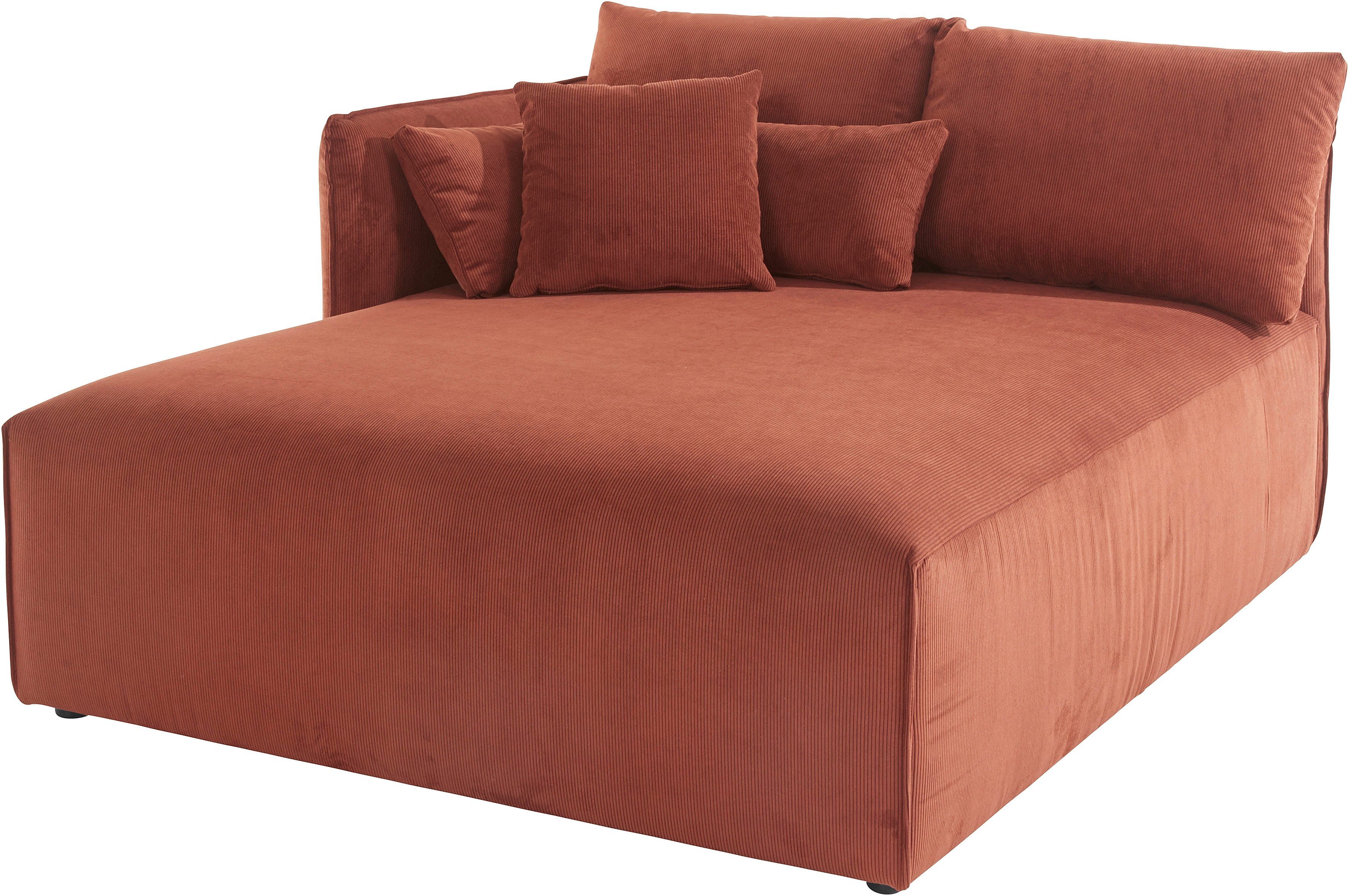 OTTO home Ottomane Nöre, Lounge-Modul - zum eigenen Zusammenstellen, Breite 138cm, Tiefe 168cm