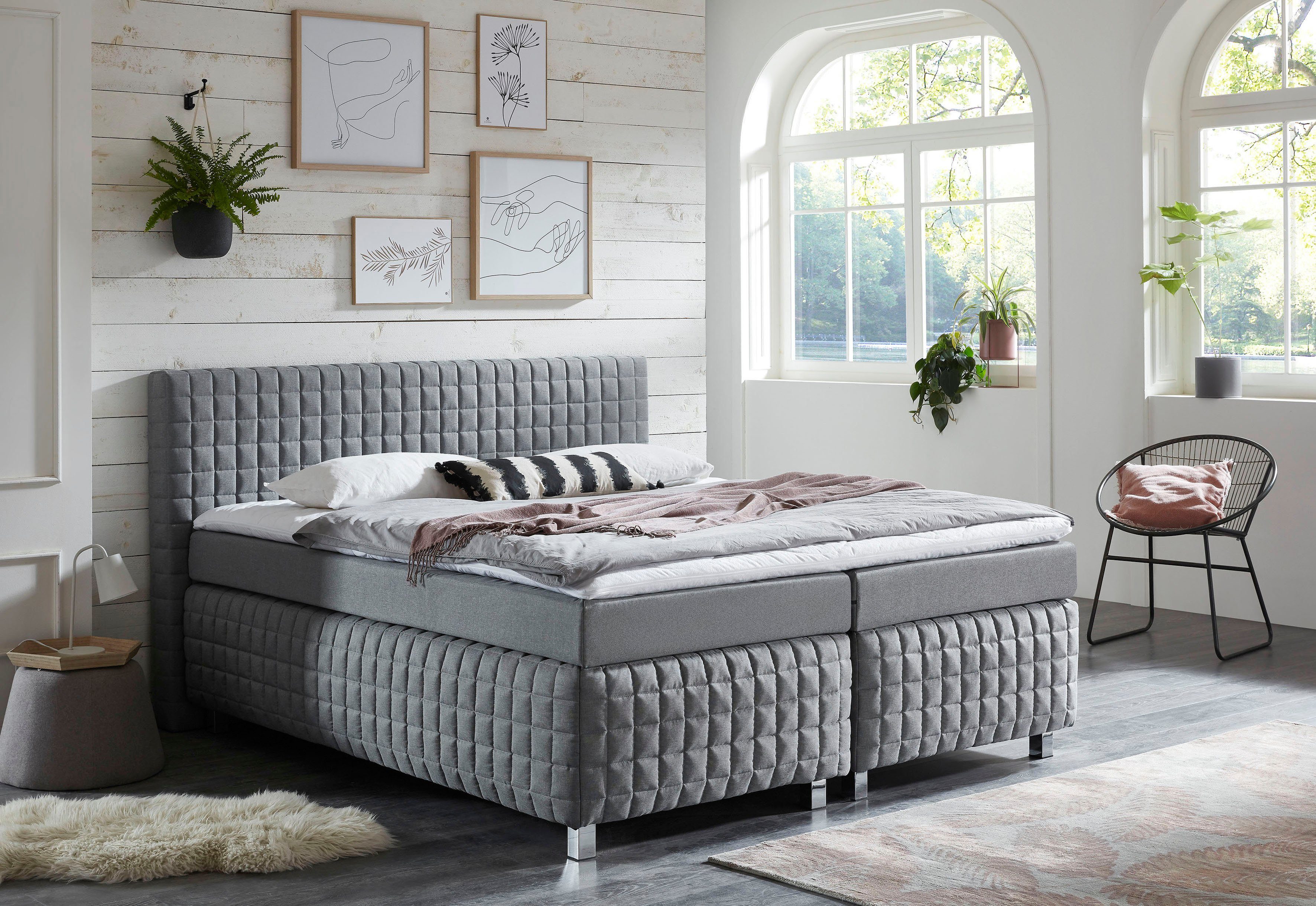 Westfalia Schlafkomfort Boxspringbett, mit Topper