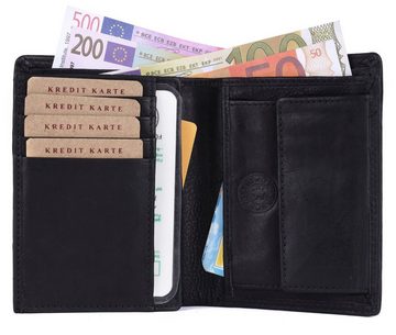 SHG Geldbörse ◊ Herren Lederbörse Portemonnaie, Brieftasche Leder Börse mit Münzfach RFID Schutz Männerbörse
