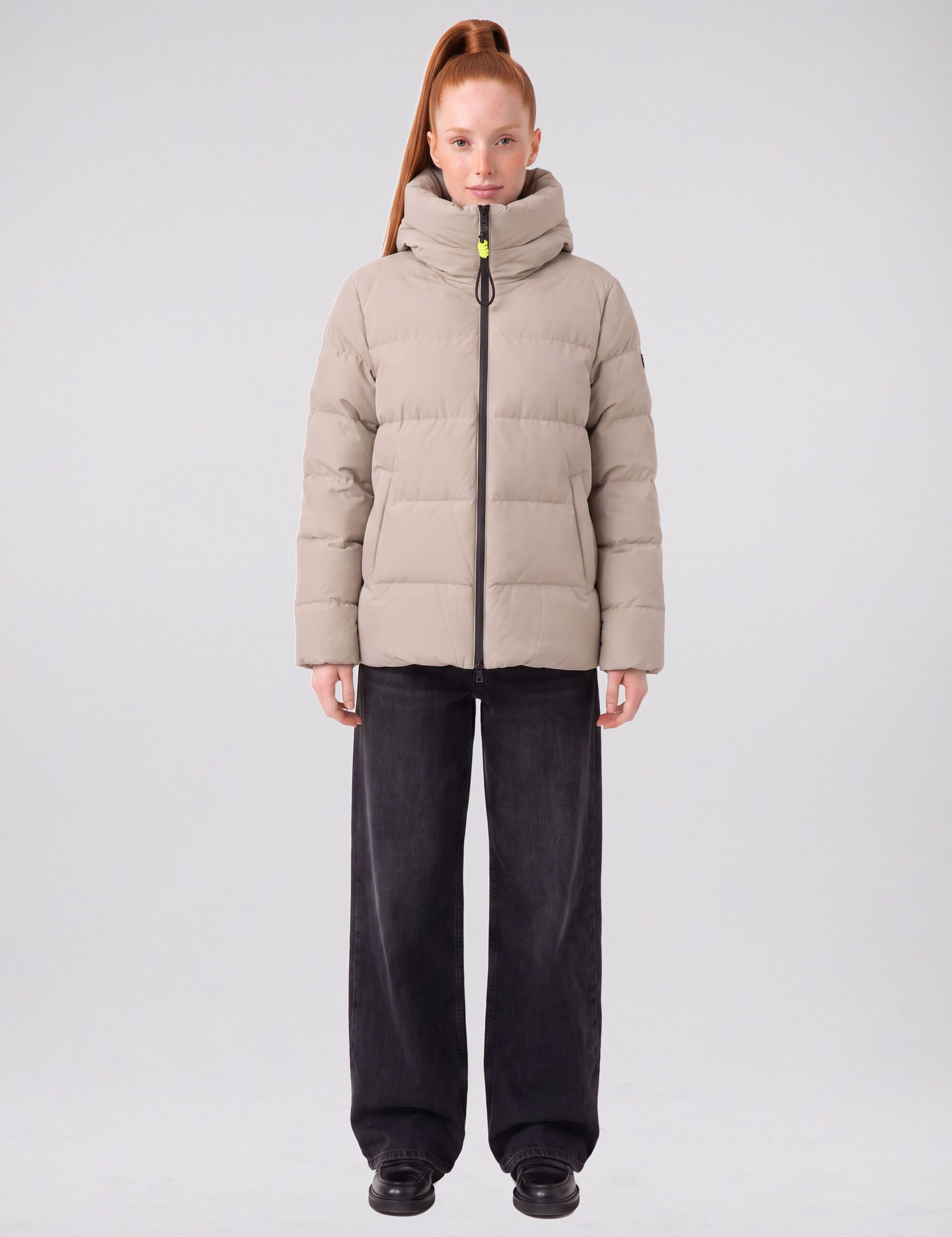 No.1 COMO Winterjacke LINDA (1-St) mit Kapuze