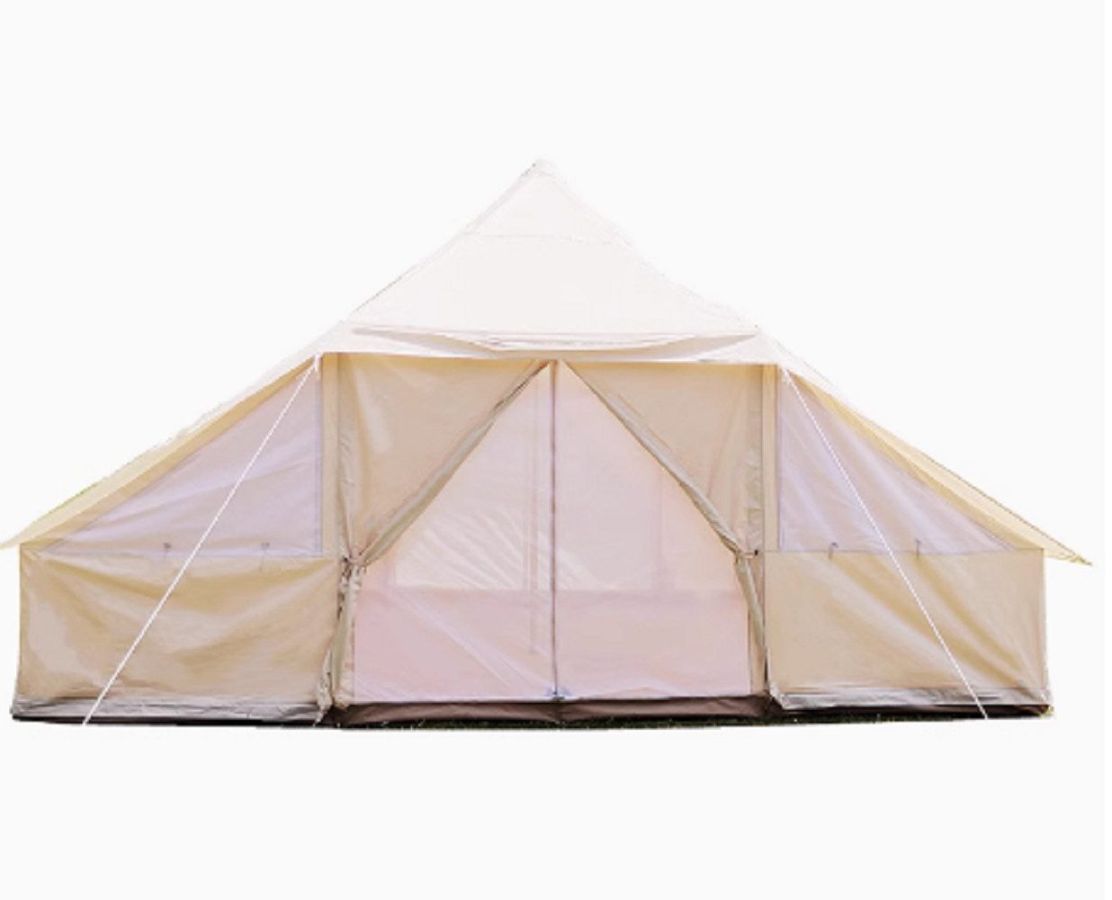 Fine Life Pro Hauszelt Luxuriöses Glamping-Rundzelt (Bell Tent) für 5–8 Personen