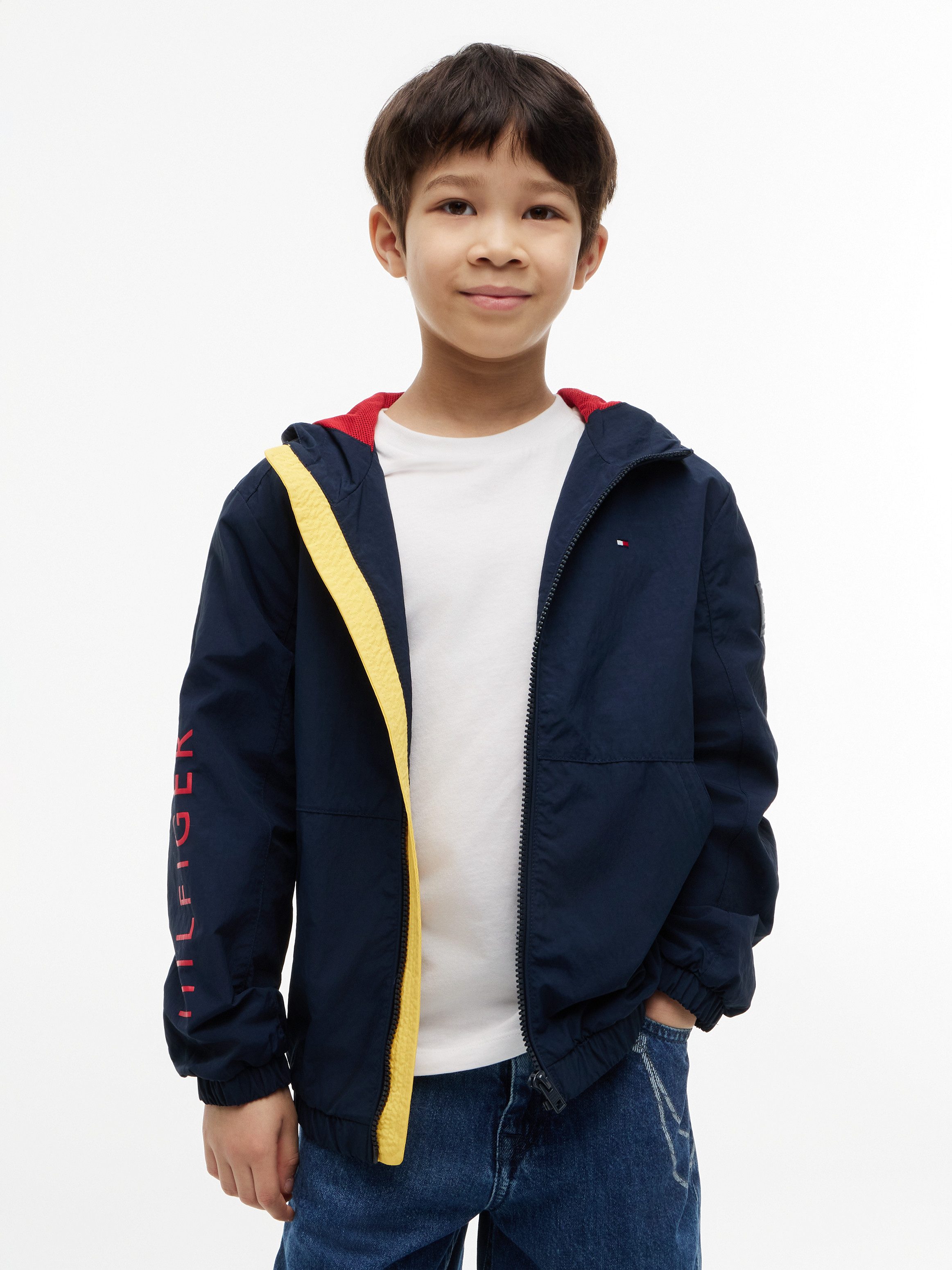 Tommy Hilfiger Windbreaker Kinder bis 16 Jahre, Druck