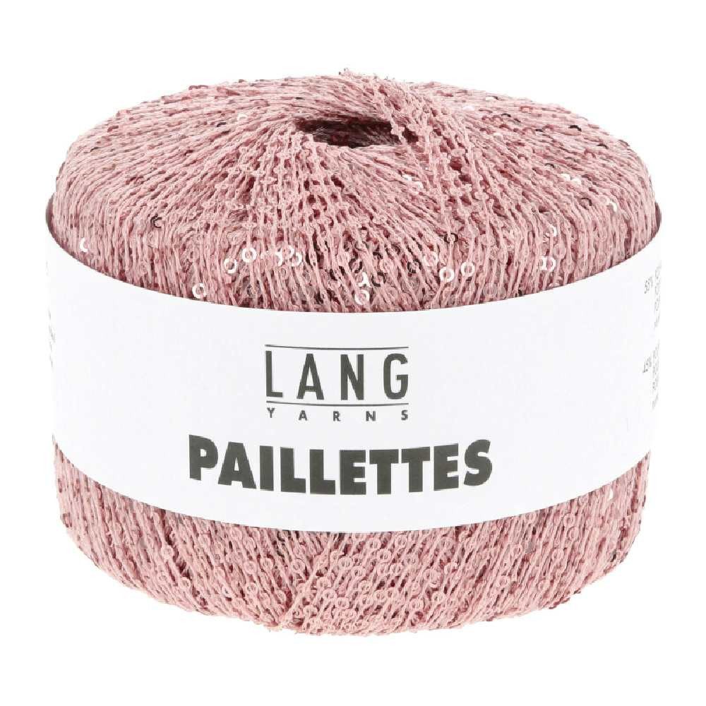 LANG YARNS PAILLETTES Häkelwolle, 112 m (25 Gramm), glänzendes Effektgarn mit Pailletten von Lang Yarns
