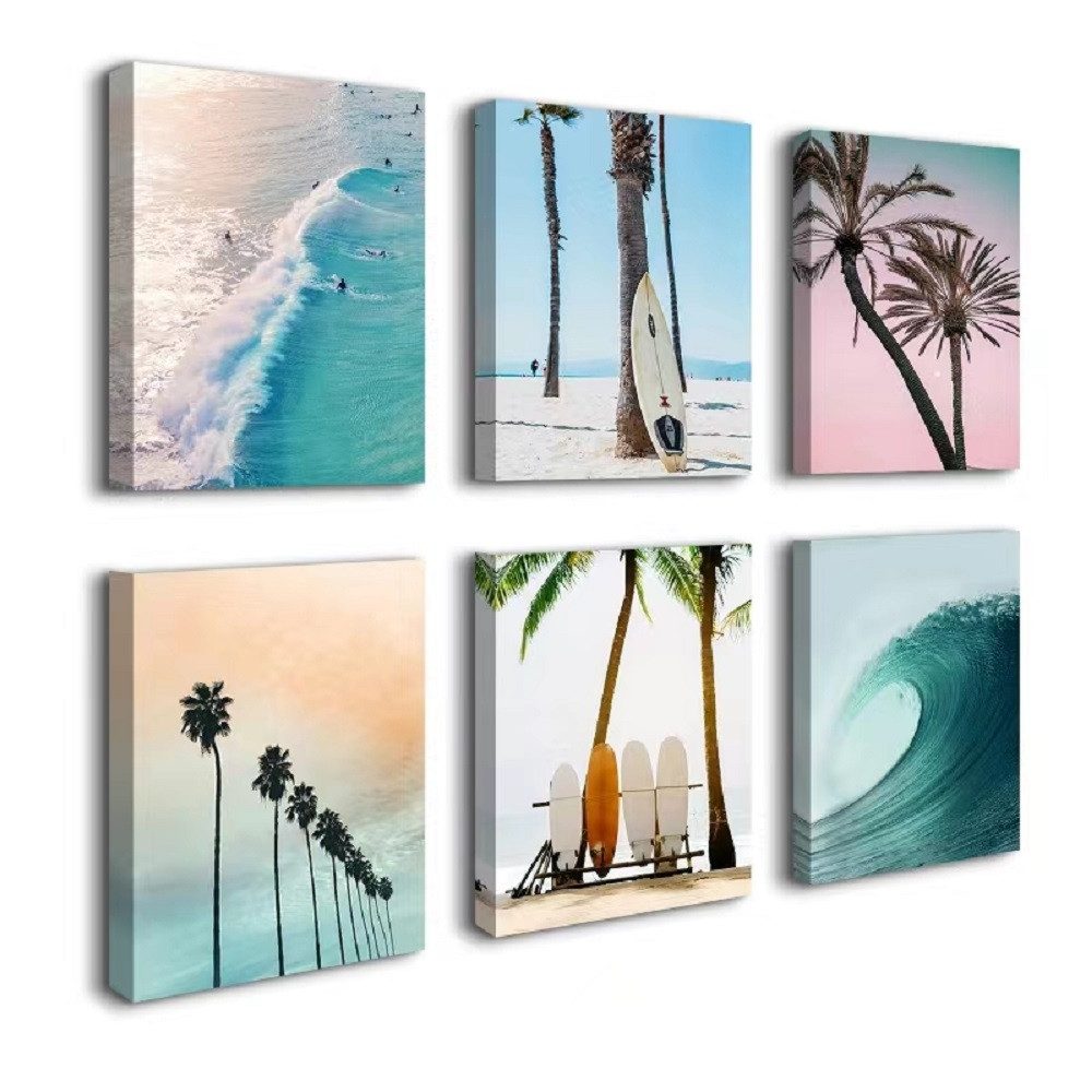 Visario Bilder-Collage 7-teilig, surfing günstig online kaufen