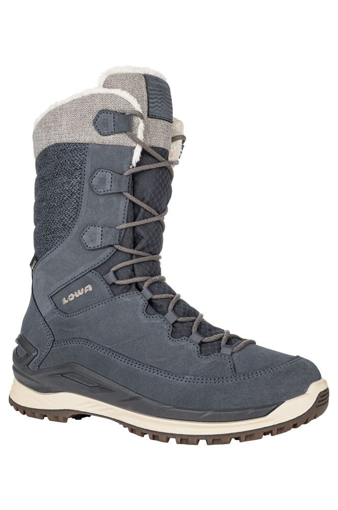 Lowa Barina EVO GTX (Veloursleder, wasserdicht) stahlblau/stein Damen Winterstiefel