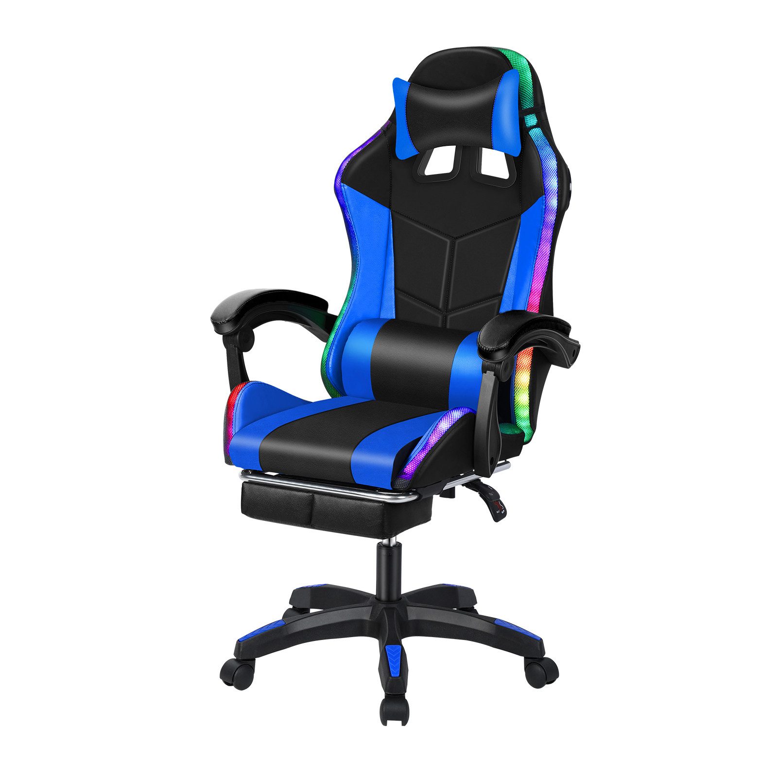 Gaming-Stuhl Gaming-Stuhl, Computerstuhl Ergonomischer Gaming Stuhl mit Fußstütze