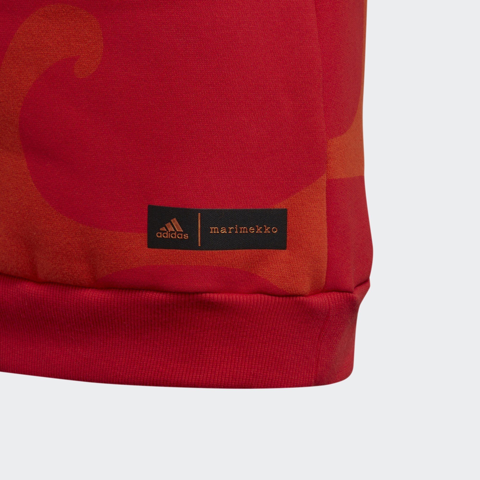 Orange Trainingsanzug SET MARIMEKKO Collegiate / Sportswear Lush Red adidas