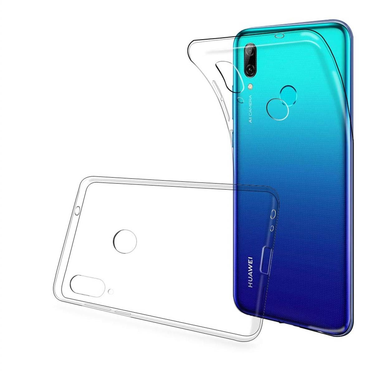 CoverKingz Handyhülle Huawei P Smart (2019) Handy Hülle Silikon Cover Schutzhülle Case klar