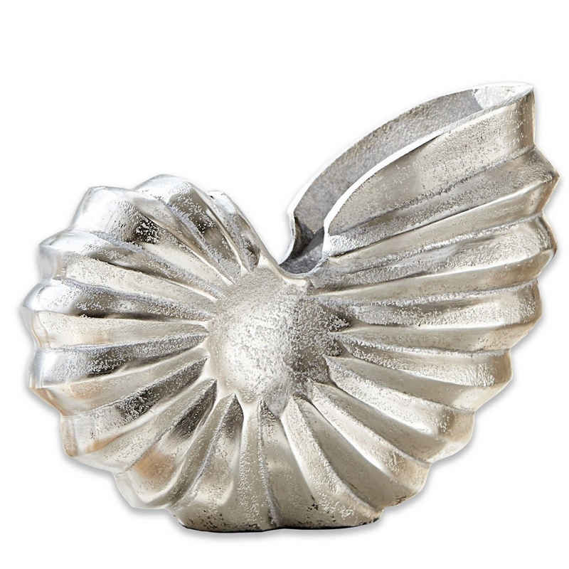 Mirabeau Dekoobjekt Deko-Ammonit Whirl silber