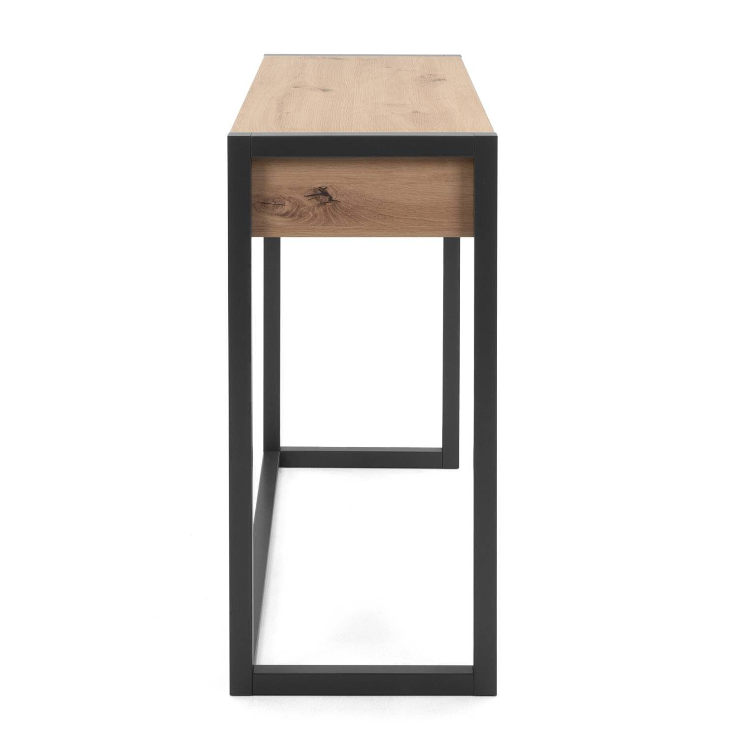 Homestyle4u Konsolentisch Sideboard Schubladen Anrichte 2 Flurtisch (kein Beistelltisch Set) Holz