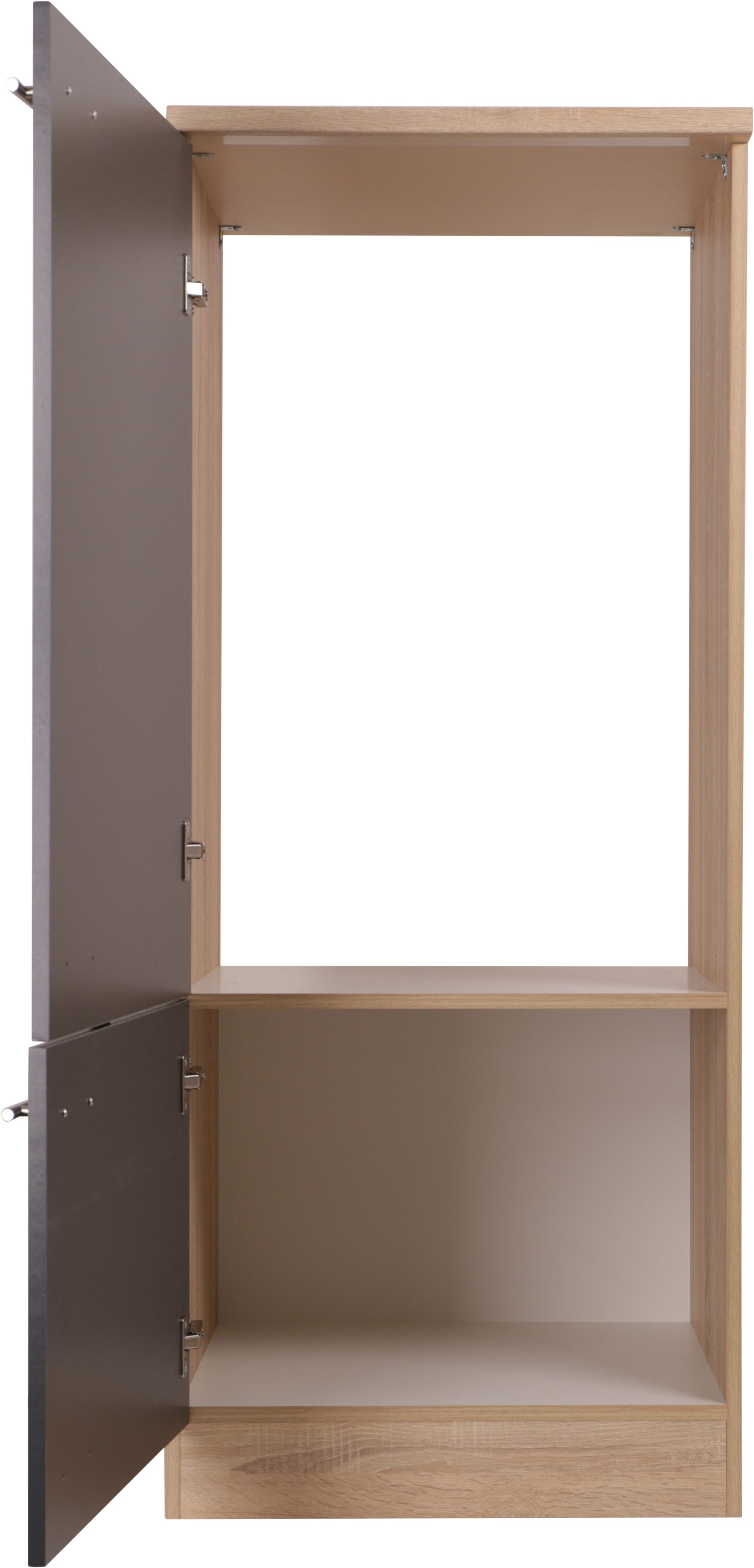 RESPEKTA Kühlumbauschrank Merle Breite 60 cm, Türen wechselseitig anschlagbar, Höhe 144,8 cm