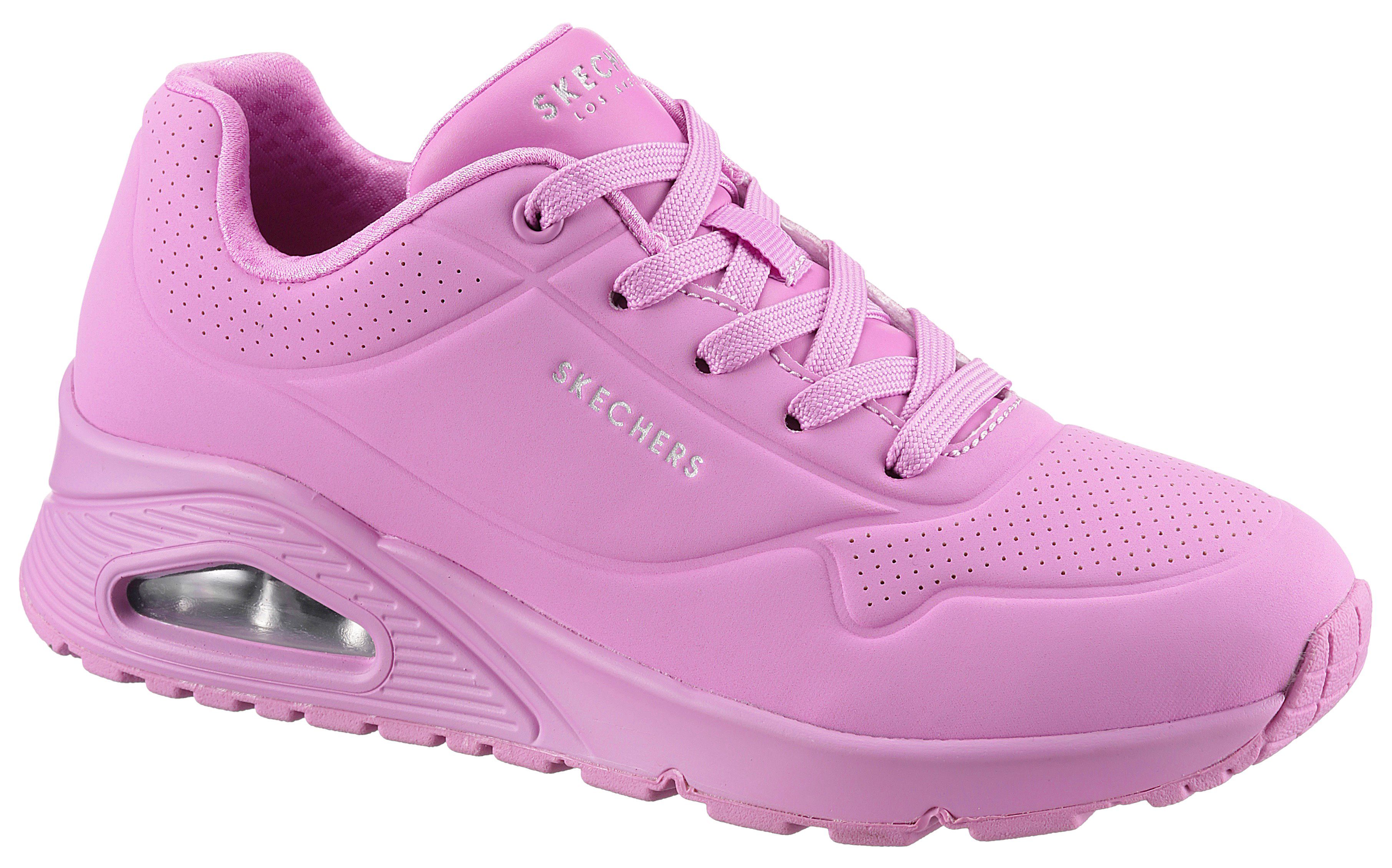 Skechers Street Uno - Stand on Air Sneaker im schlichten Look, Freizeitschuh, Halbschuh, Schnürschuh