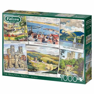 Jumbo Spiele Puzzle Falcon The Beautiful North 1000 Teile, 1000 Puzzleteile