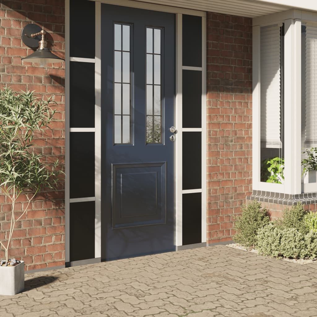 vidaXL Fensterfolie Fensterfolie Statisch Matt Schwarz 60x500 cm PVC günstig online kaufen