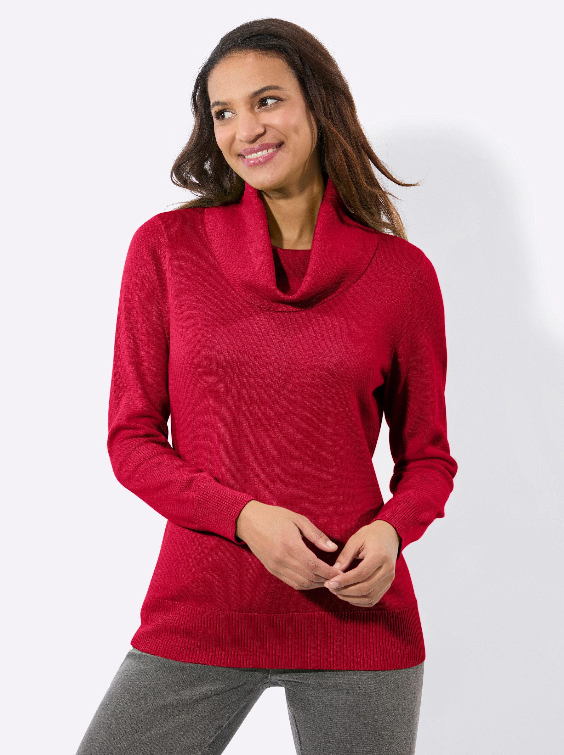Witt Strickpullover Rollkragen-Pullover Langarm Jersey