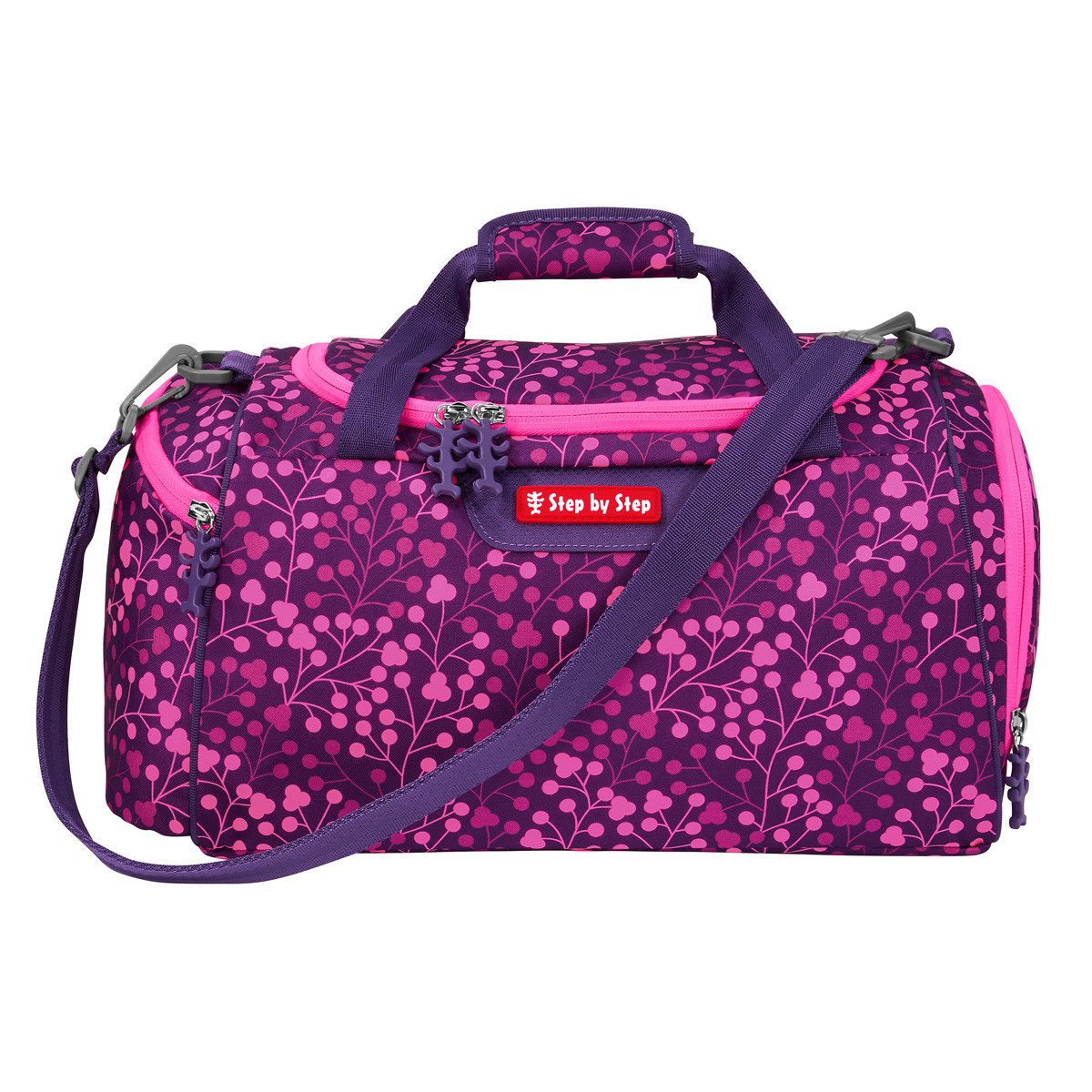 Step by Step Schulranzen Sporttasche Butterfly Night Ina (1 Stück), Sportbeutel, Turnbeutel, Nassfach, 13 Liter