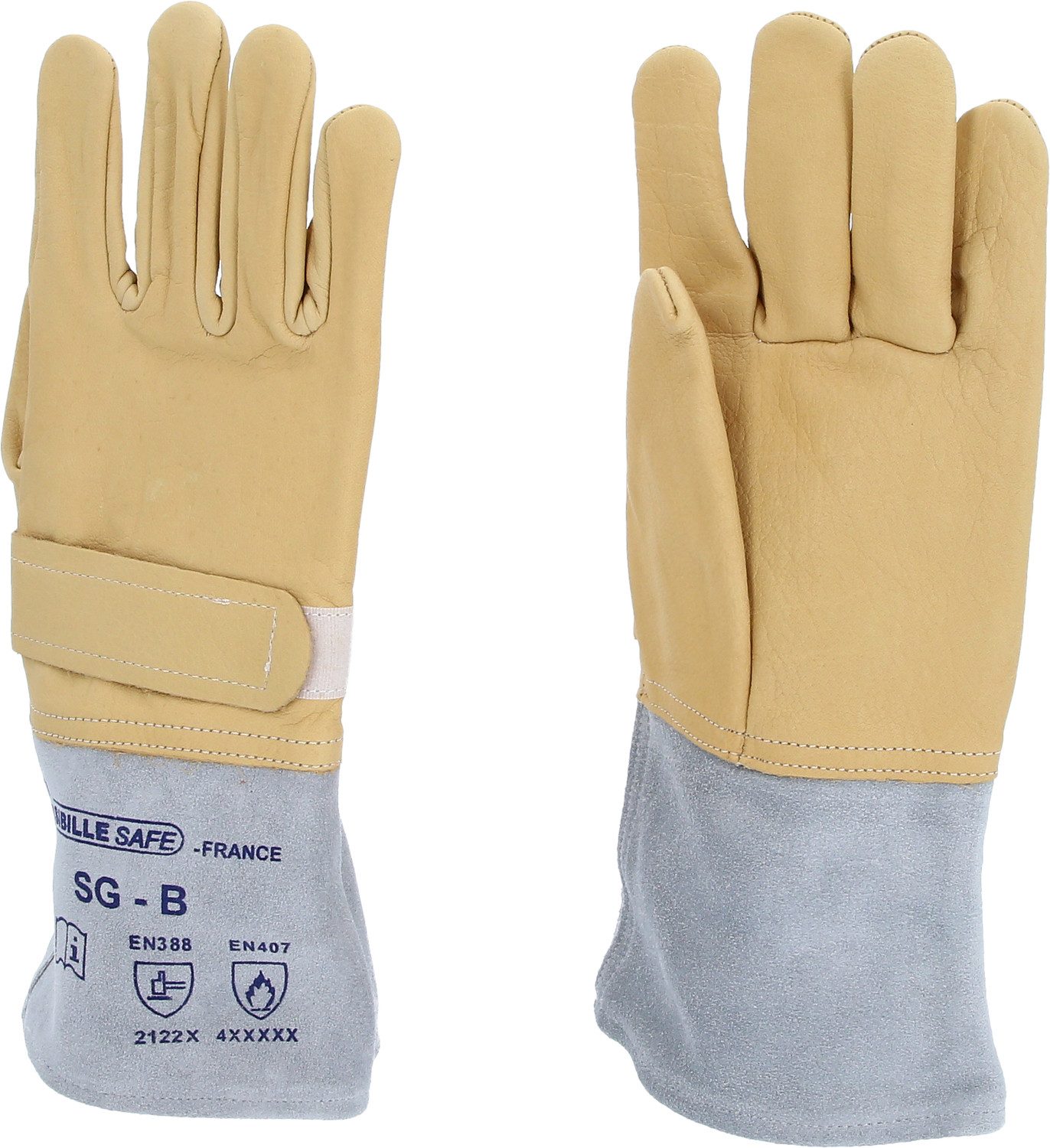 KS Tools Gartenhandschuhe Überzieh-Handschuh für Elektriker-Schutzhandschuh, Größe 8+9
