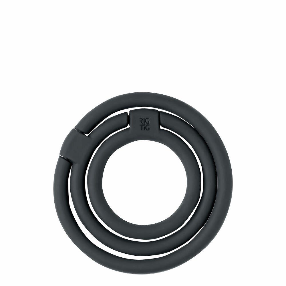 RIG-TIG Topfuntersetzer Circles Black, Ausklappbar