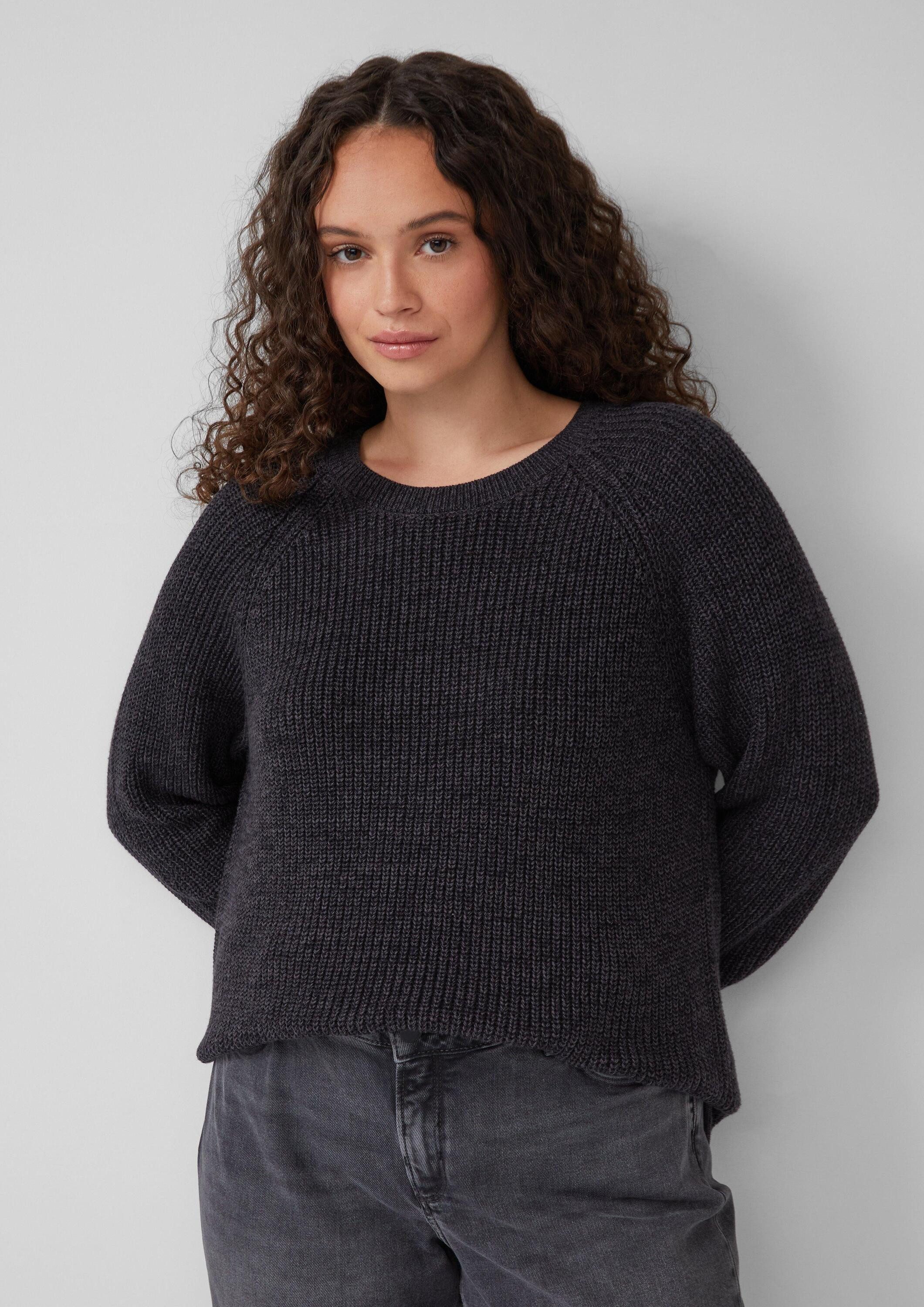 QS Longpullover Strickpullover (1-tlg) günstig online kaufen