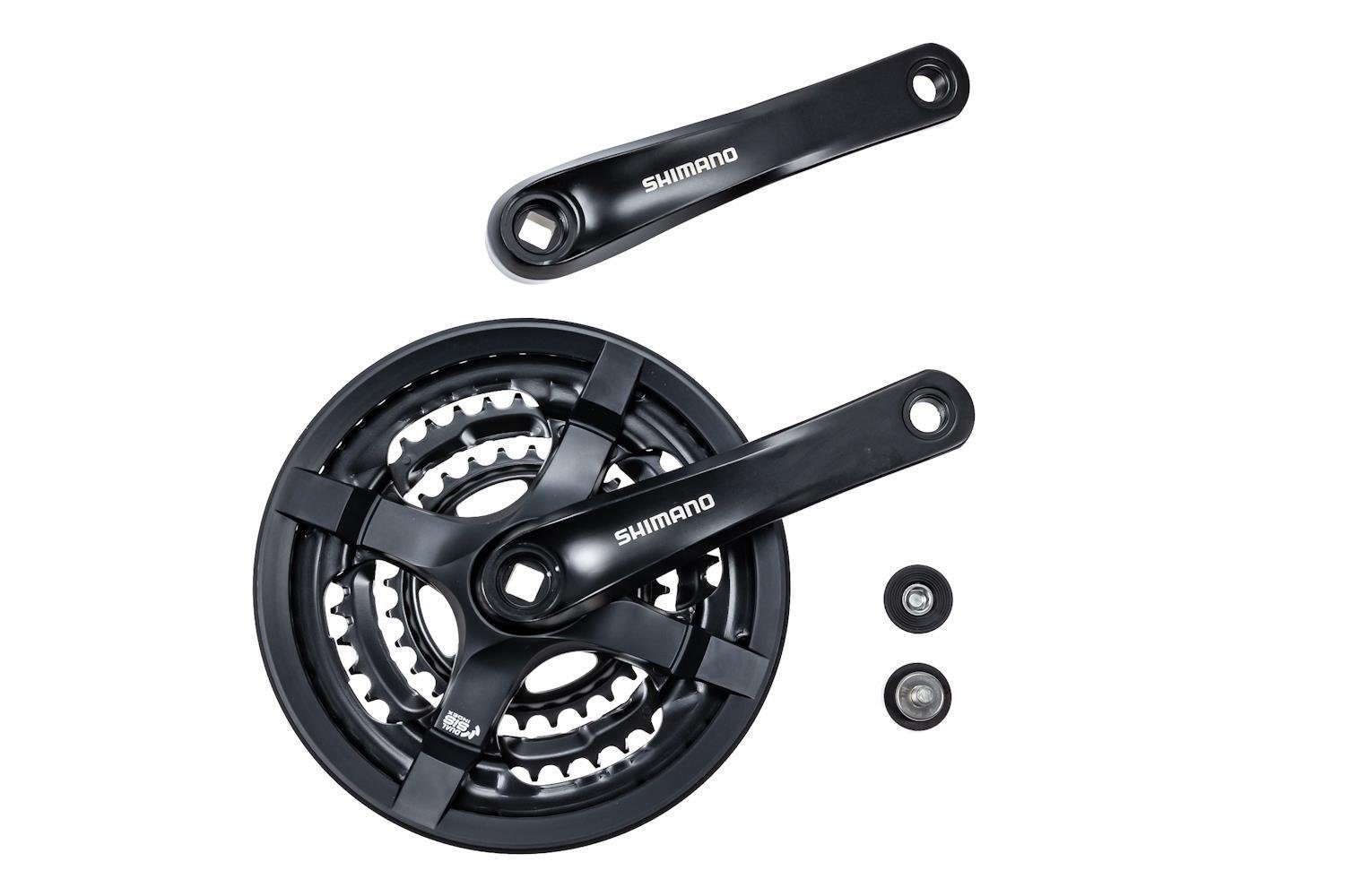 Shimano Fahrradkurbel SHIMANO Fahrrad Kurbel Garnitur FC-TY501 Zähnezahl