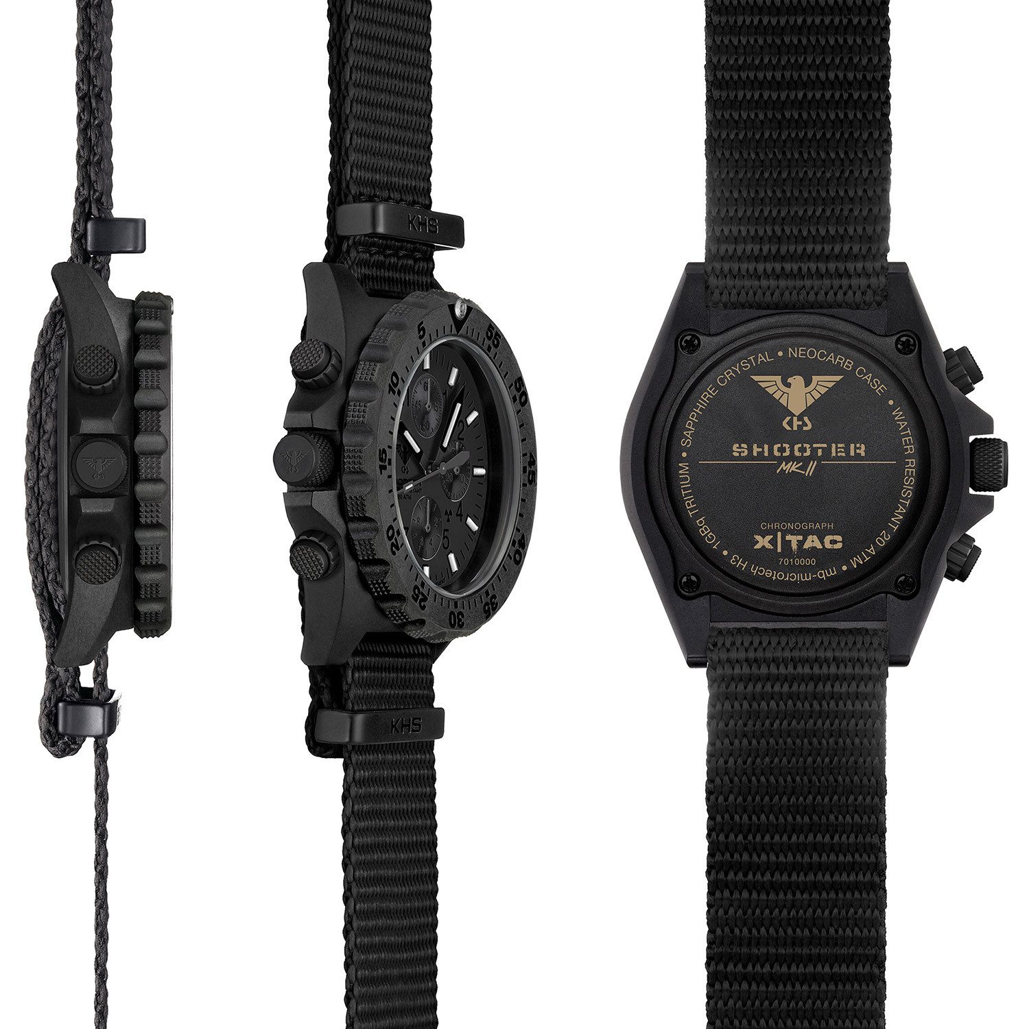 KHS Schweizer Uhr Shooter MKII XTAC