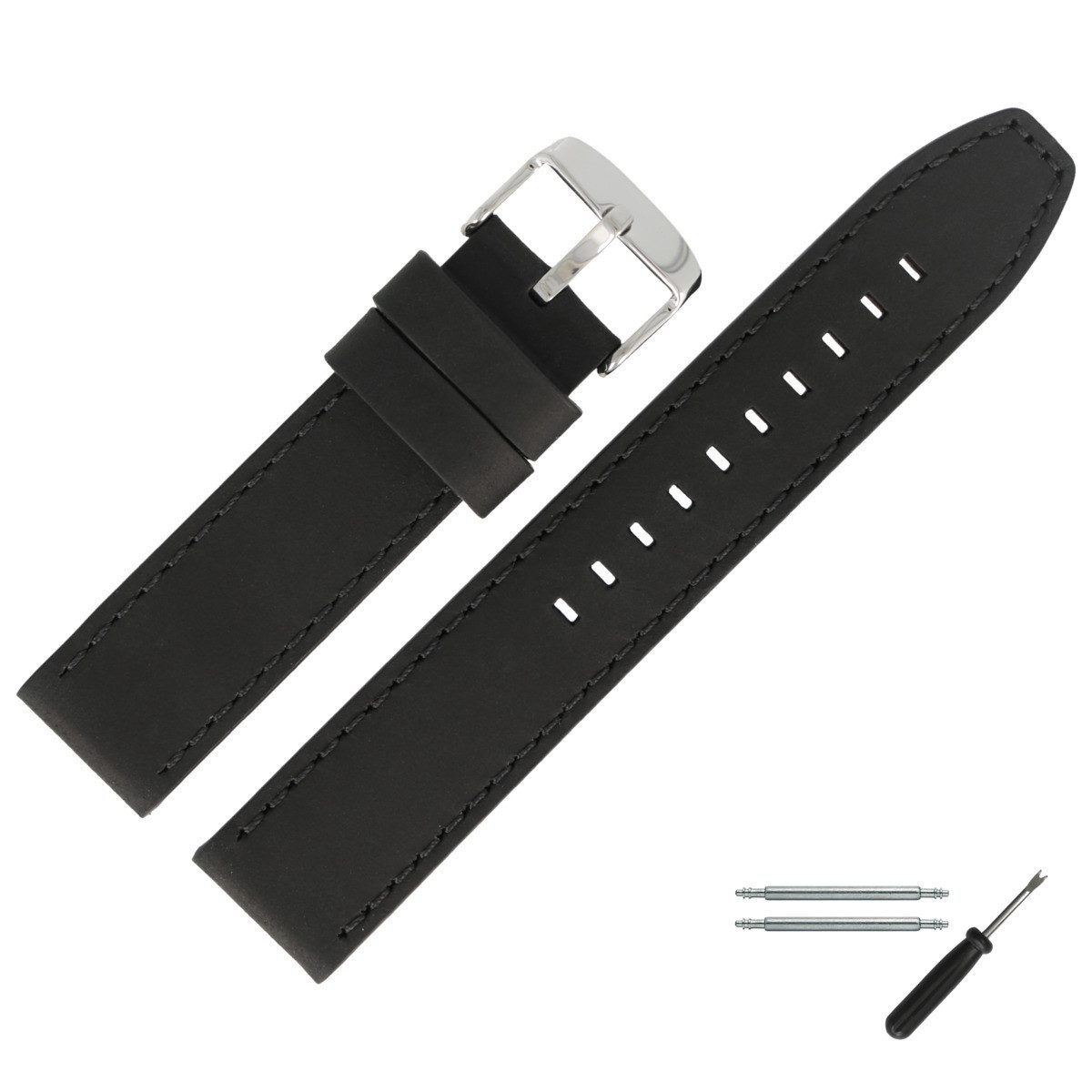 MARBURGER Uhrenarmband 22mm Leder günstig online kaufen