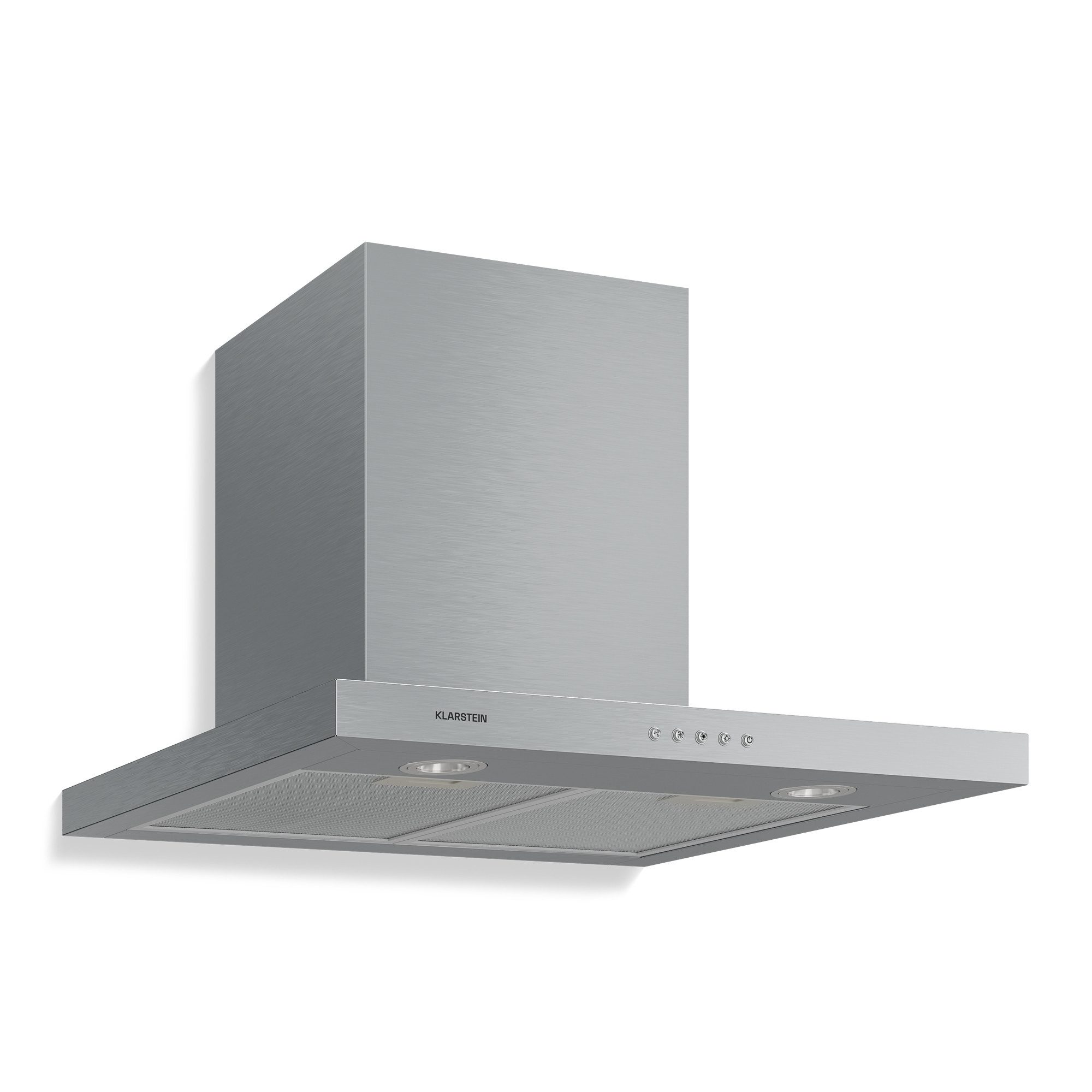 Klarstein Deckenhaube Limelight Limelight, Dunstabzugshaube 60cm Wandhaube 600m³/h Edelstahl