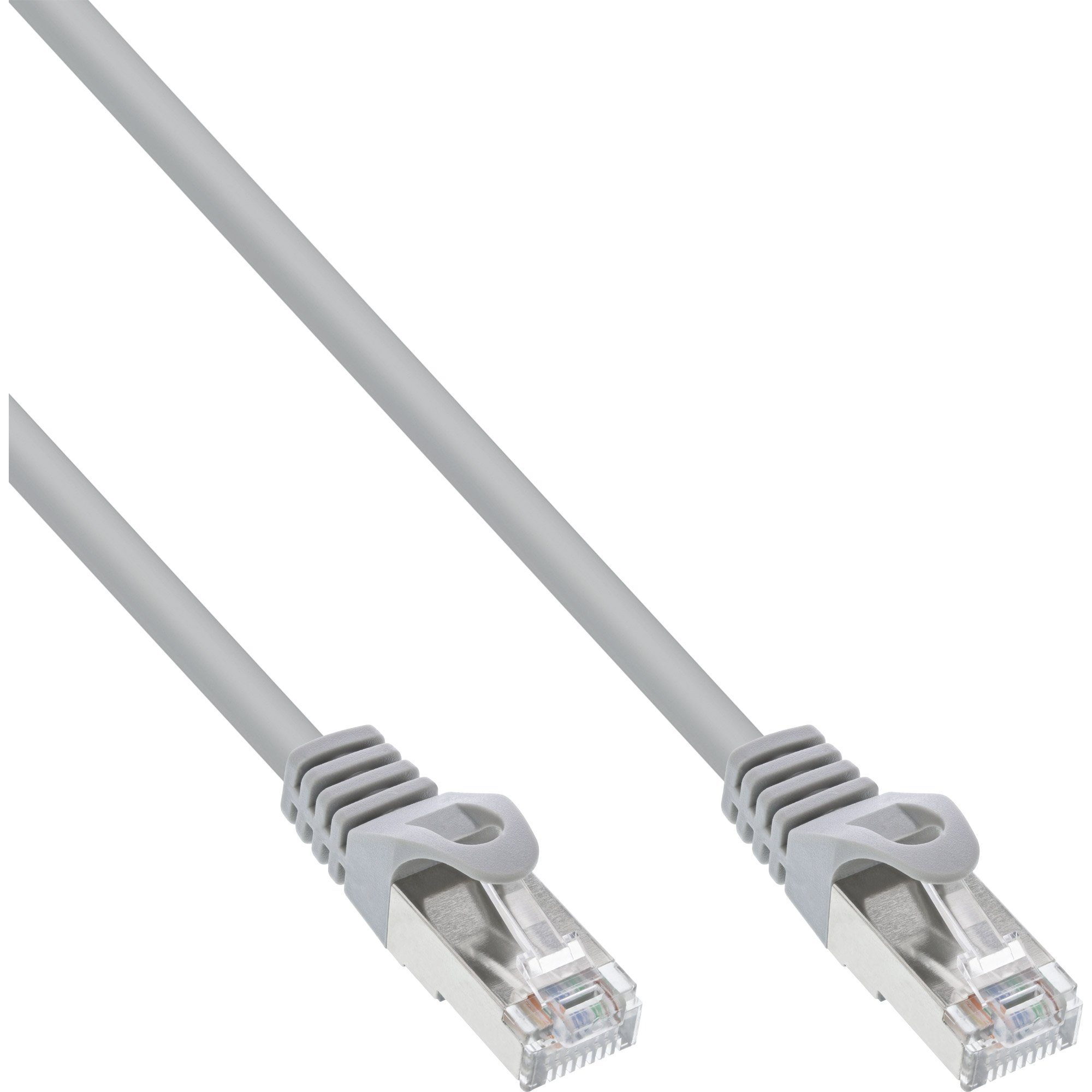 InLine® Patchkabel, F/UTP, Cat.5e, grau, 50m LAN-Kabel