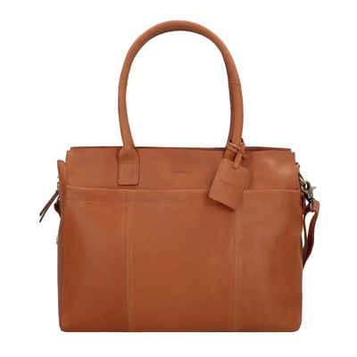 Burkely Schultertasche Vintage, Leder