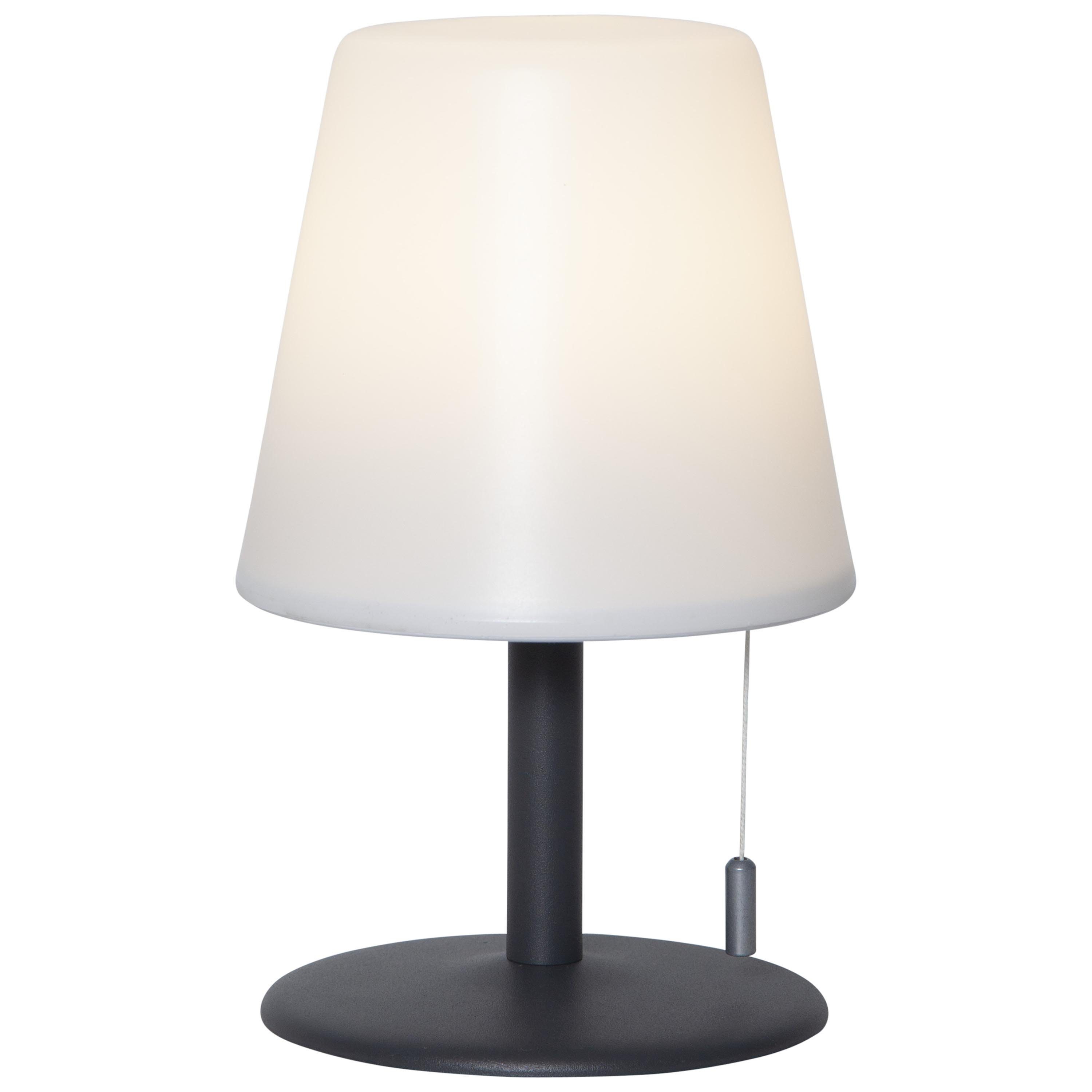 STAR TRADING Außen-Tischleuchte Kreta, Kabellose LED Akku-Tischleuchte,Kreta', Mini USB, outdoor, aufladbar