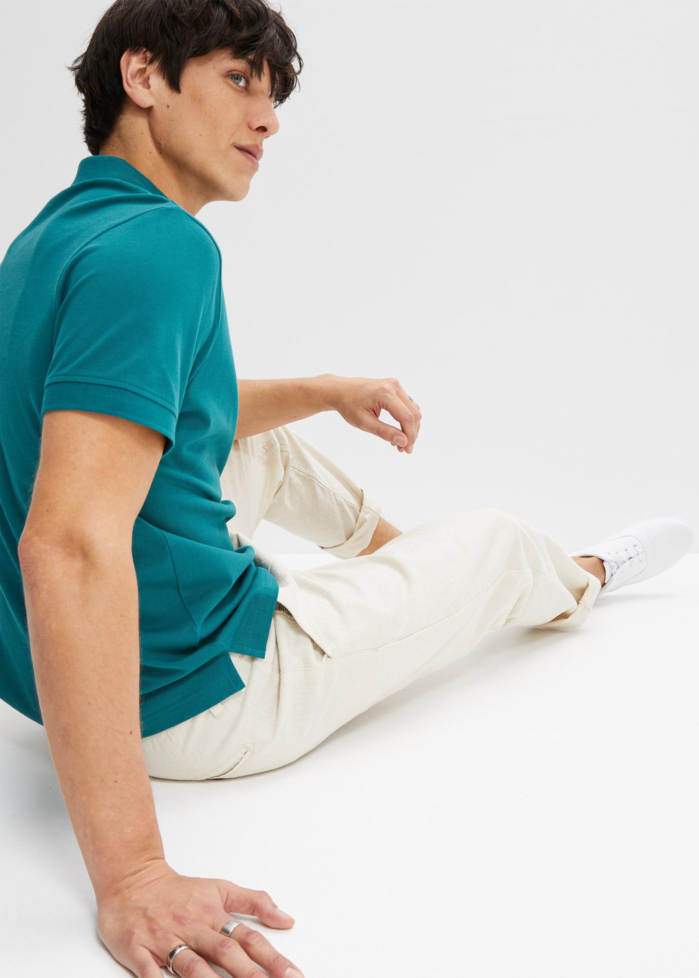 bonprix Poloshirt Regular Fit, Kurzarm, aus hautfreundlicher Baumwolle günstig online kaufen