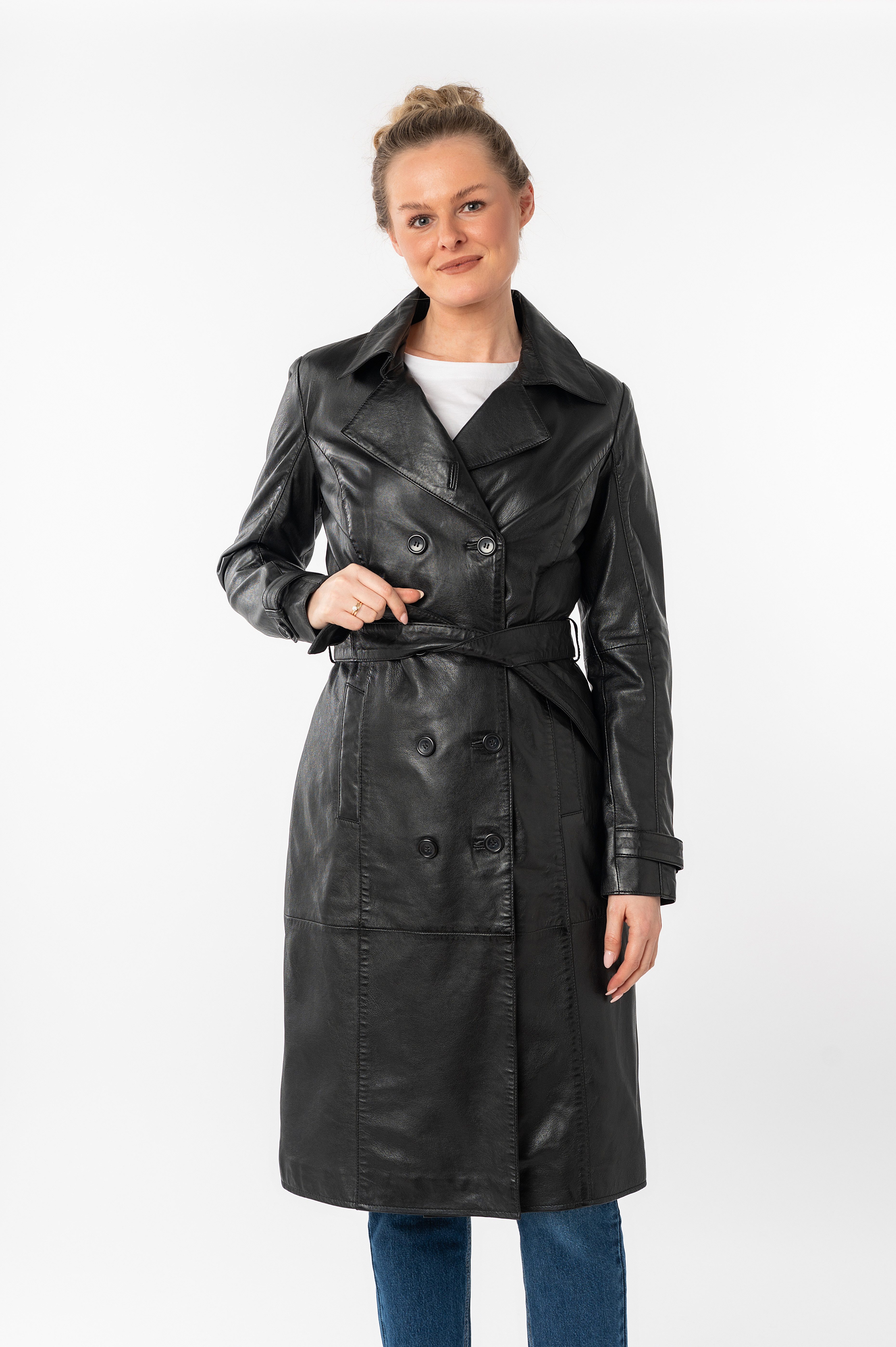 Mauritius Ledermantel GWTaruh OT (2-tlg) femininer günstig online kaufen
