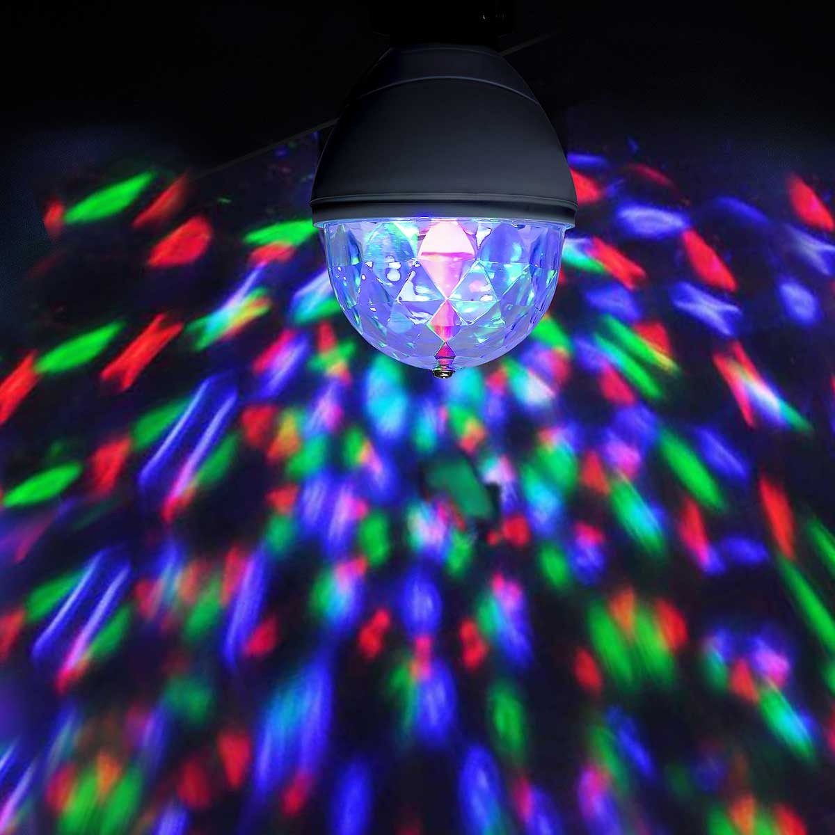 STAR TRADING LED Discolicht LED Discolicht E27, RGB Partybeleuchtung rotier günstig online kaufen