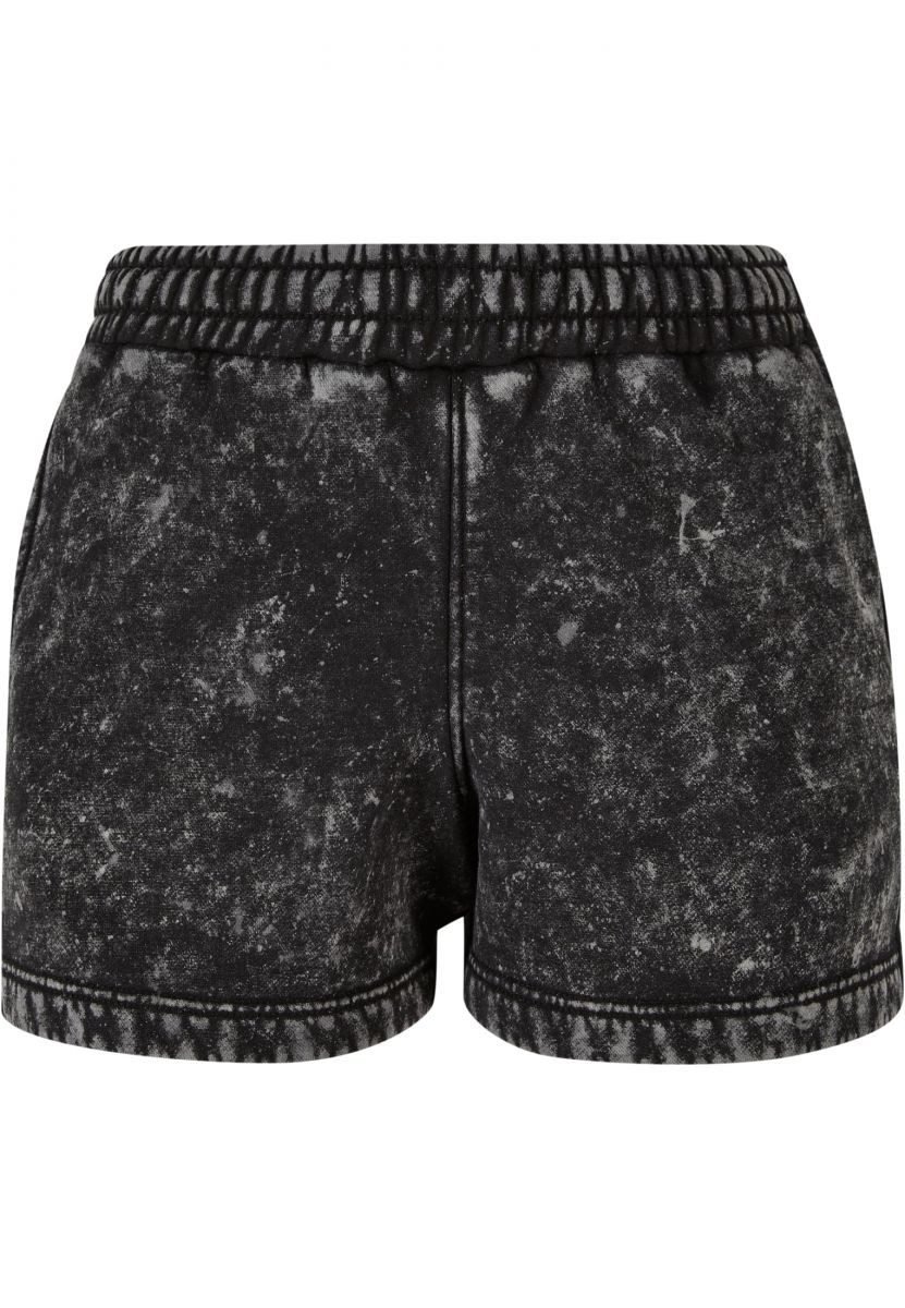 URBAN CLASSICS Shorts Ladies Towel Washed Sweat Shorts Frauen