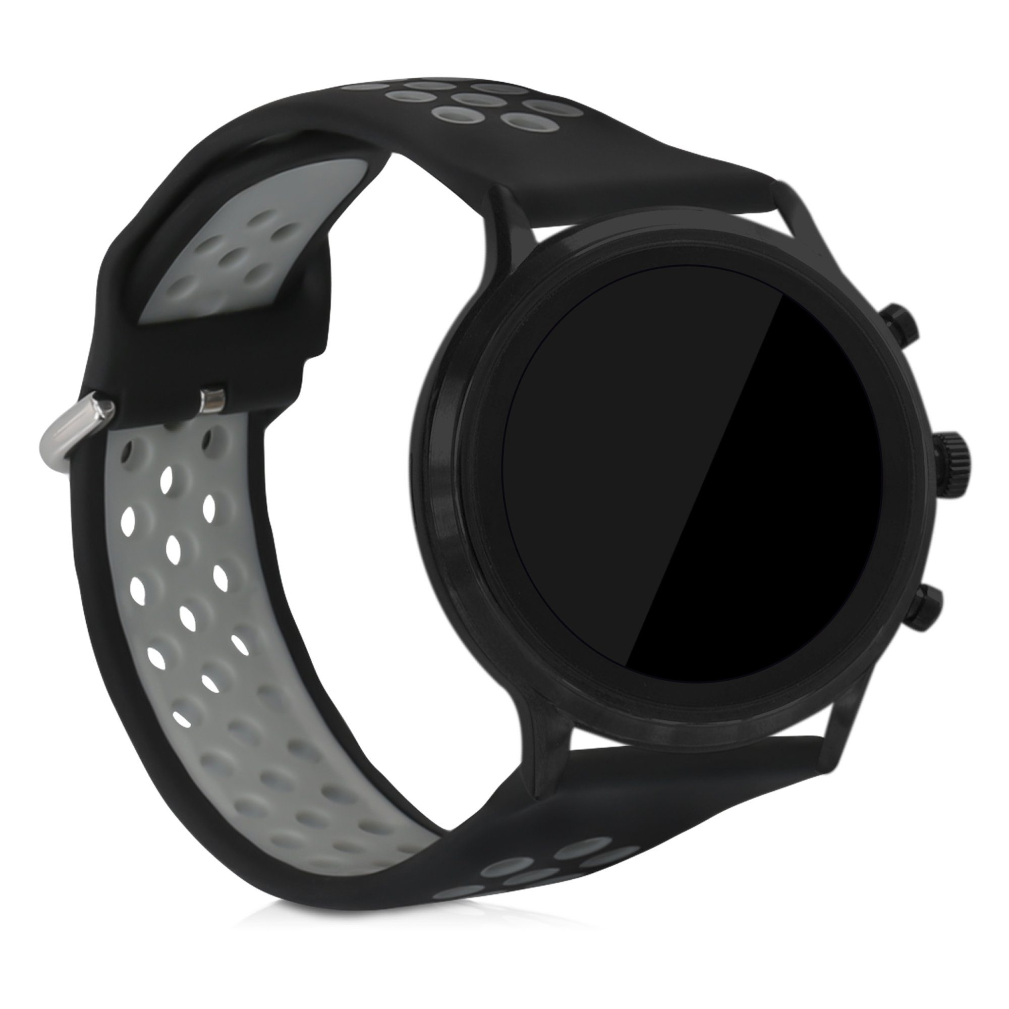 kwmobile Uhrenarmband 2x Sportarmband für Fossil Gen 5 (Carlyle/Julianna/Garrett),  Armband TPU Silikon Set Fitnesstracker