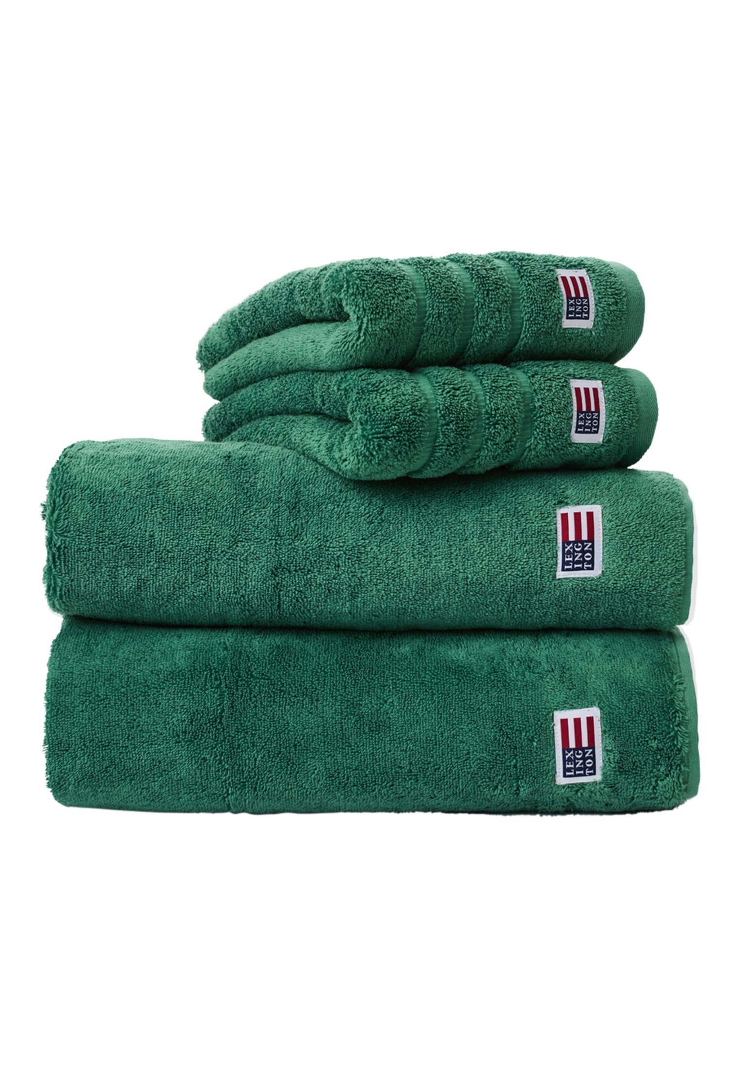 Towel leaves Original Lexington green Handtuch
