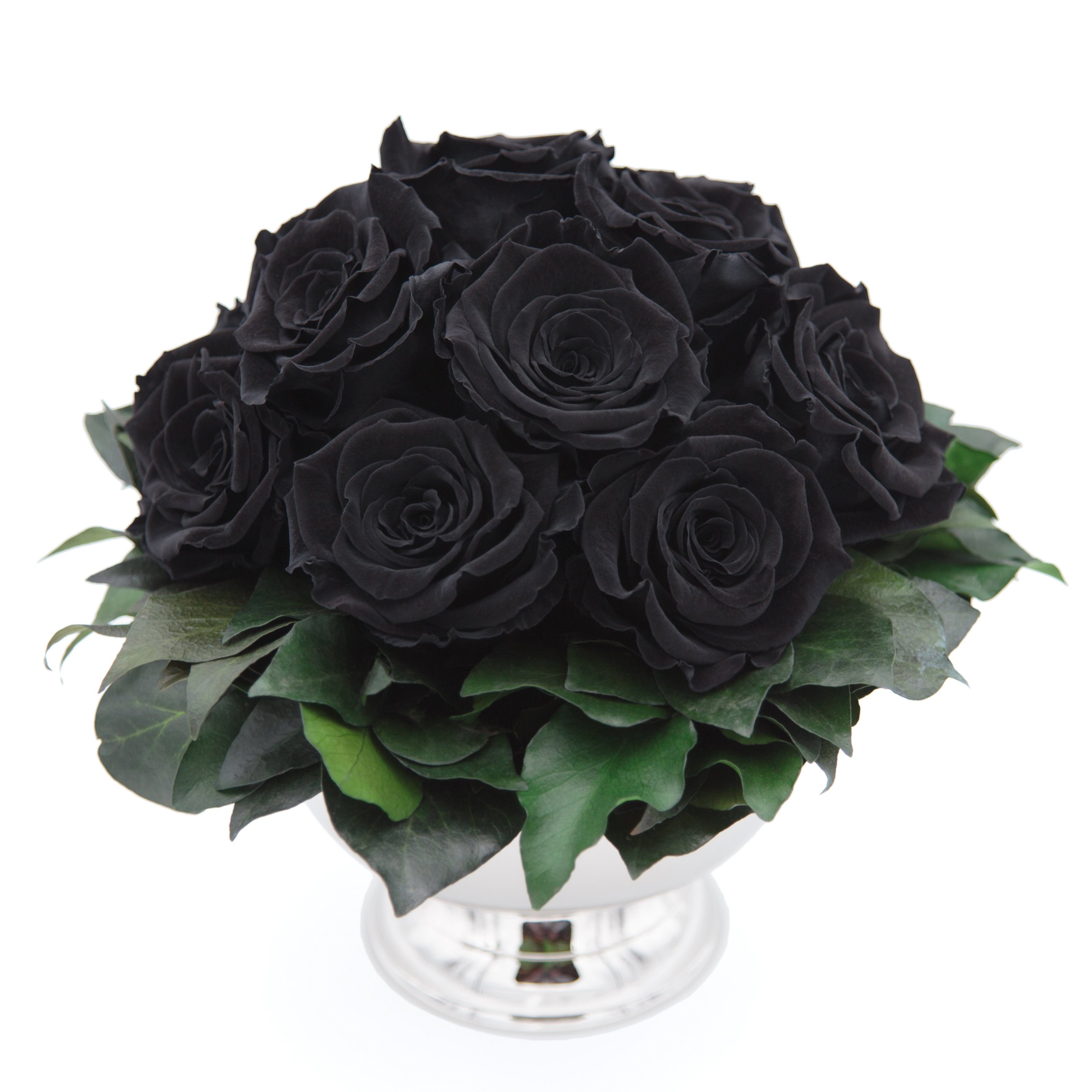 Kunstblume 11 Infinity Rosen in Geschenk für 3 Höhe cm, Blumenschale Blumen Frauen Heidelberg, I Rose, Blumenstrauß haltbar SCHULZ ROSEMARIE Echte Jahre Schwarz 18 Rosenbox