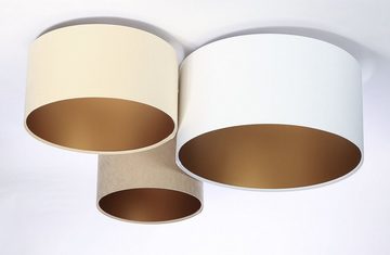 ONZENO Deckenleuchte Trio Pure Faithful 1 75x34x34 cm, einzigartiges Design und hochwertige Lampe