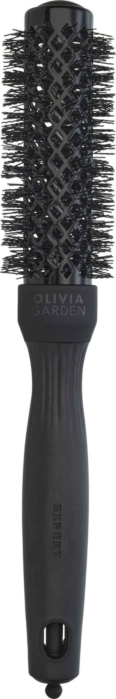 OLIVIA GARDEN Rundbürste EXPERT BLOWOUT SHINE Wavy Bristles Black Label