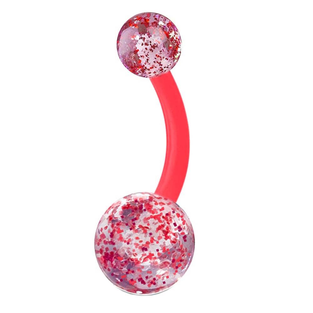 viva-adorno Bauchnabelpiercing Banane Barbell Bioflex Kunststoff günstig online kaufen