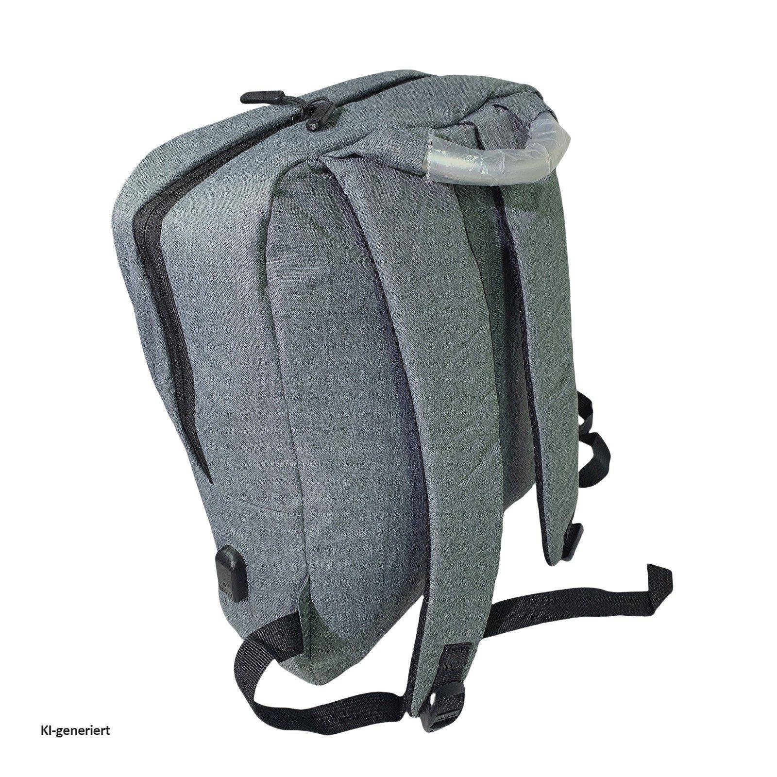 HTI-Living Cityrucksack Kompakter Rucksack mit USB und Laptopfach (Stück, 1-tlg., 1 Rucksack), mit USB-Anschluss – Bild 2 von 4