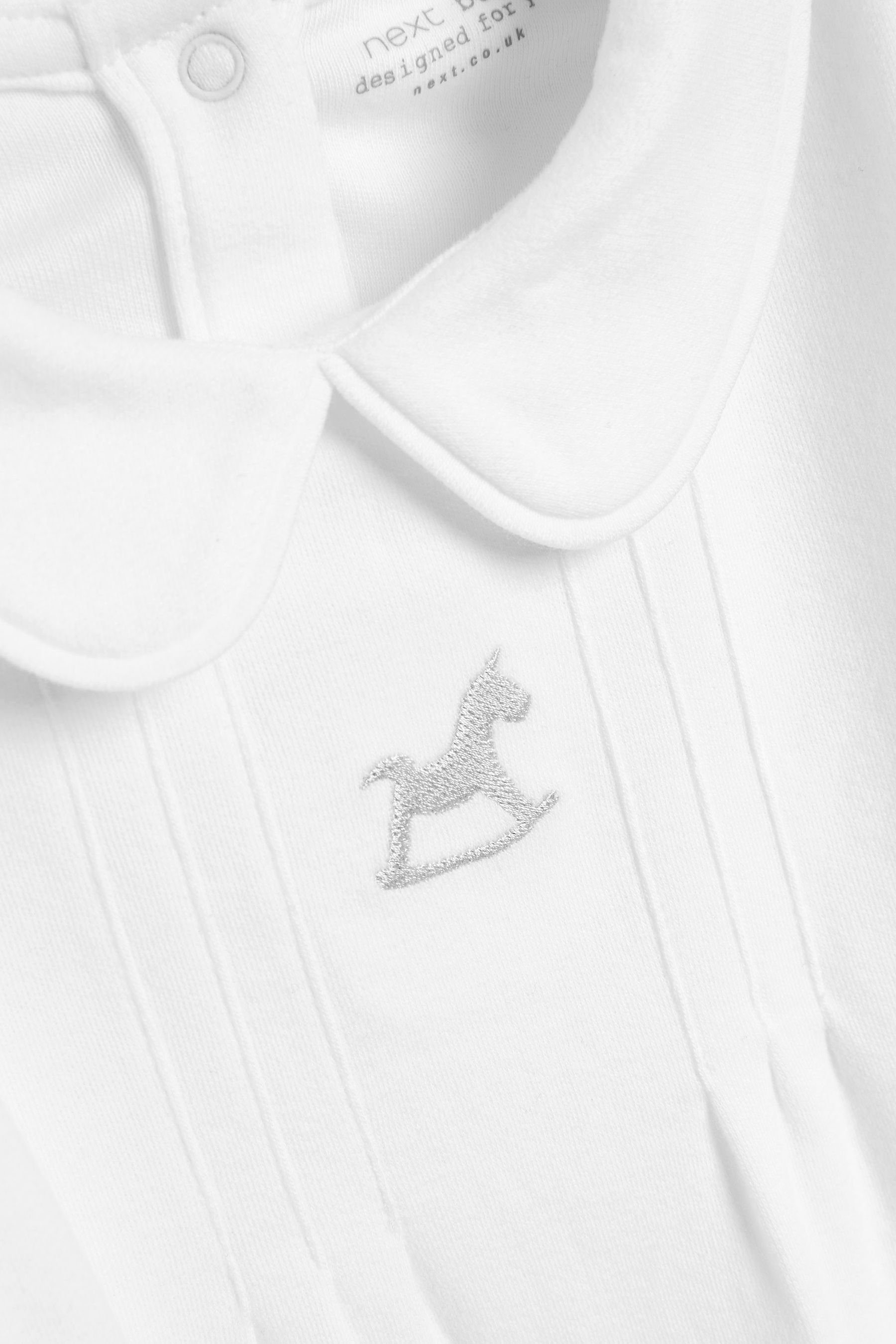 Next Schlafoverall Schicker Strampler-Schlafanzug White (1-tlg)