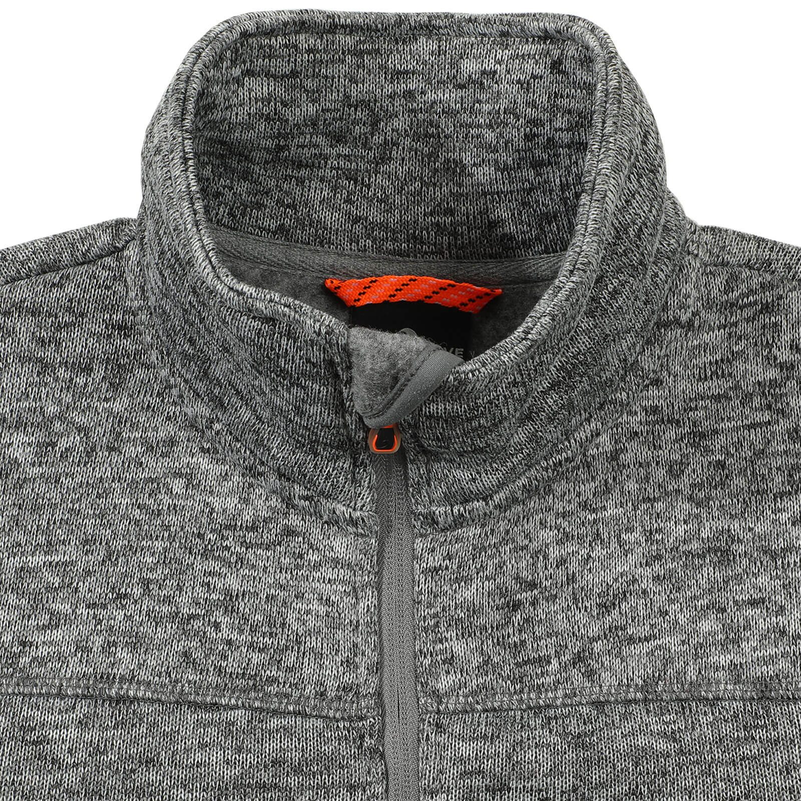 Blue Wave Fleecejacke Nissa Damen Jacke Nissa in Strickoptik mit Stehkragen und Reißverschluss – Bild 4 von 5